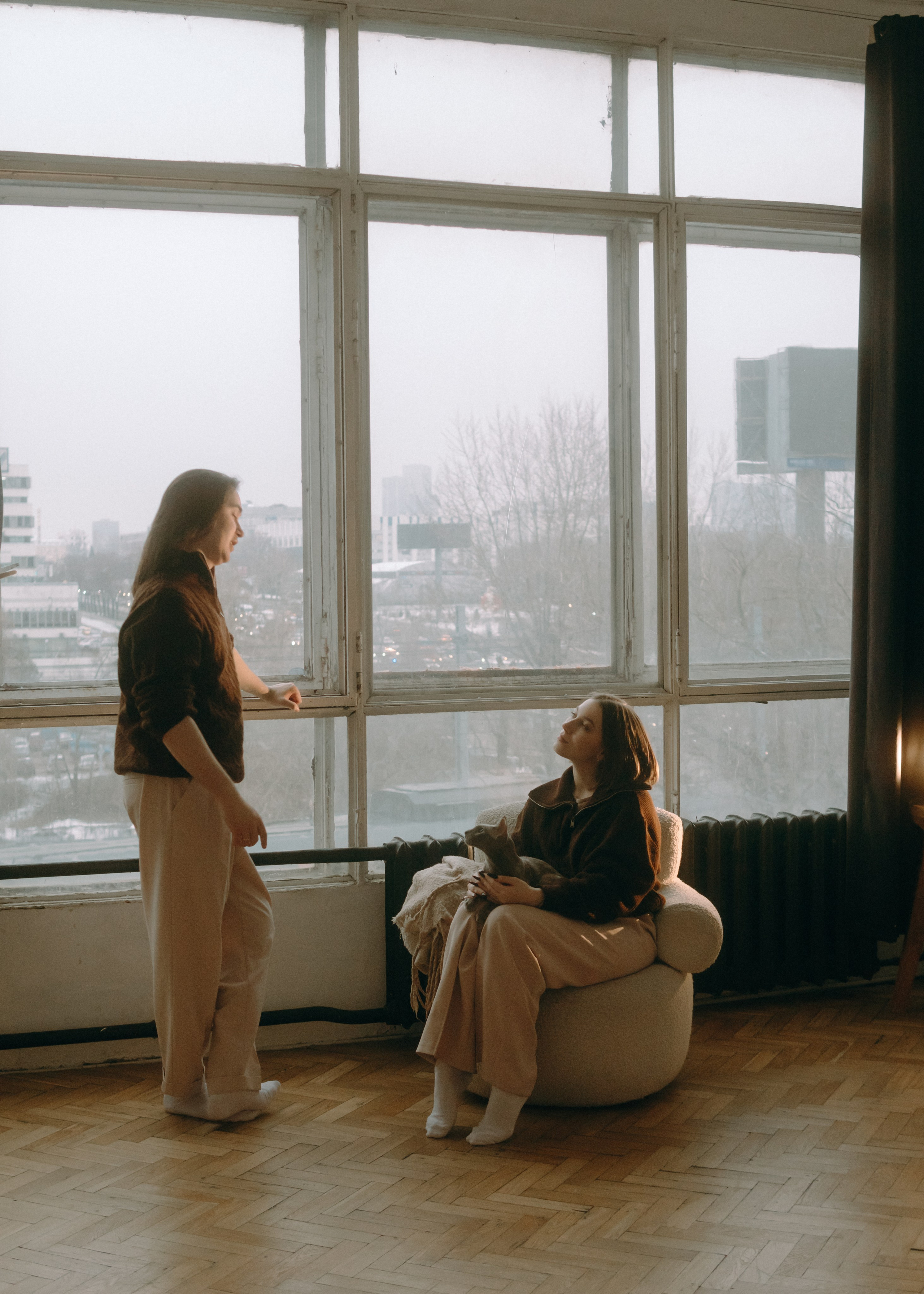 Амина, Булат и Орион. Фотограф-анималист Ксения Воробьева, Москва