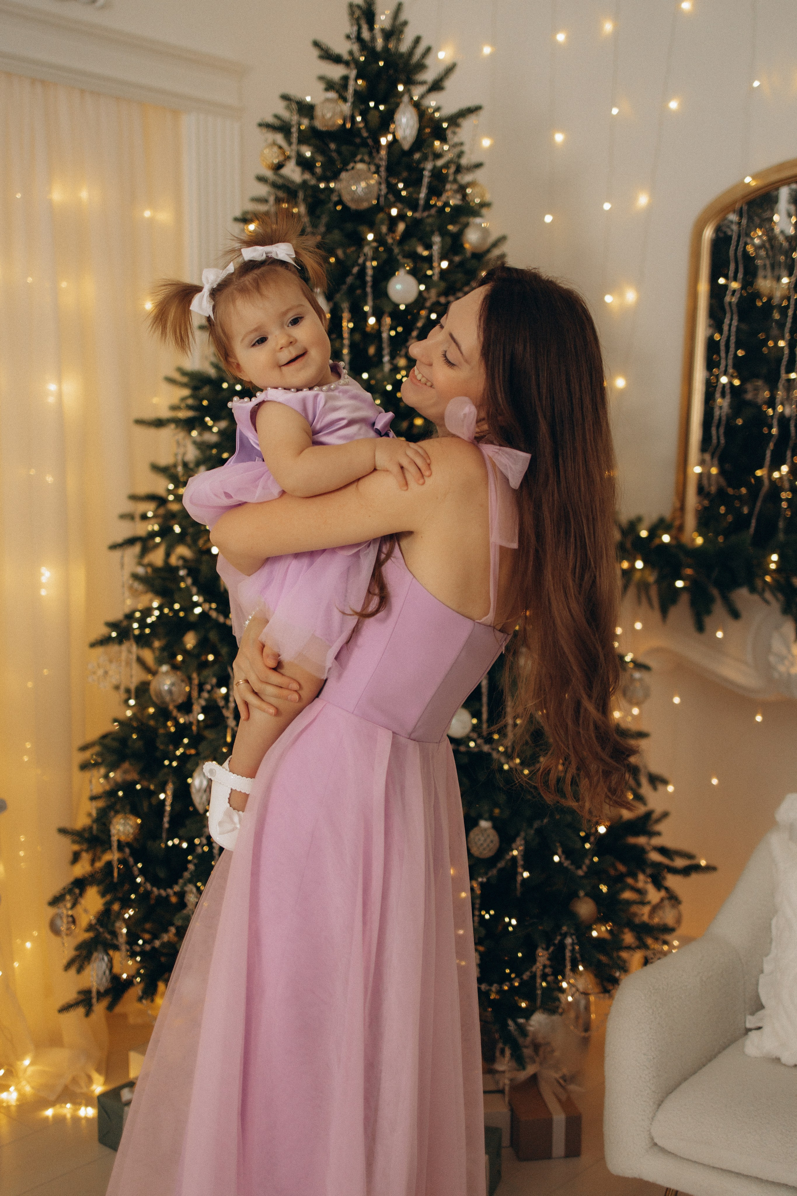 Новый год маленькой Анечки. Семейный фотограф в Москве Анастасия Шалда