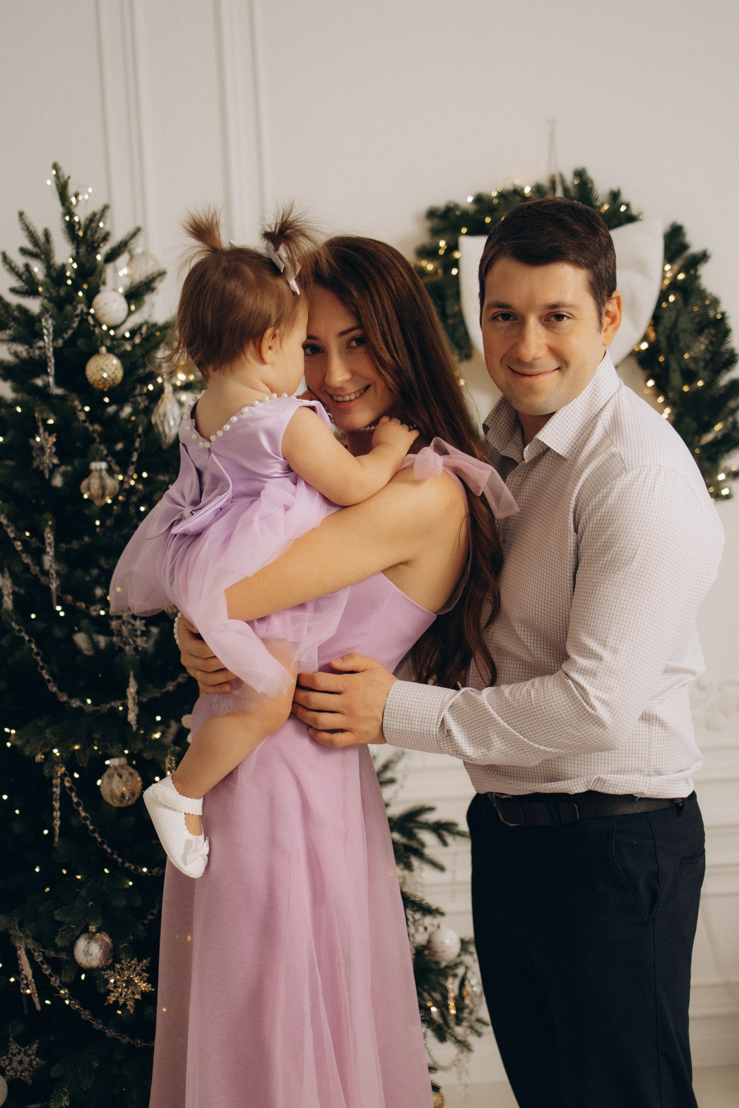 Новый год маленькой Анечки. Семейный фотограф в Москве Анастасия Шалда