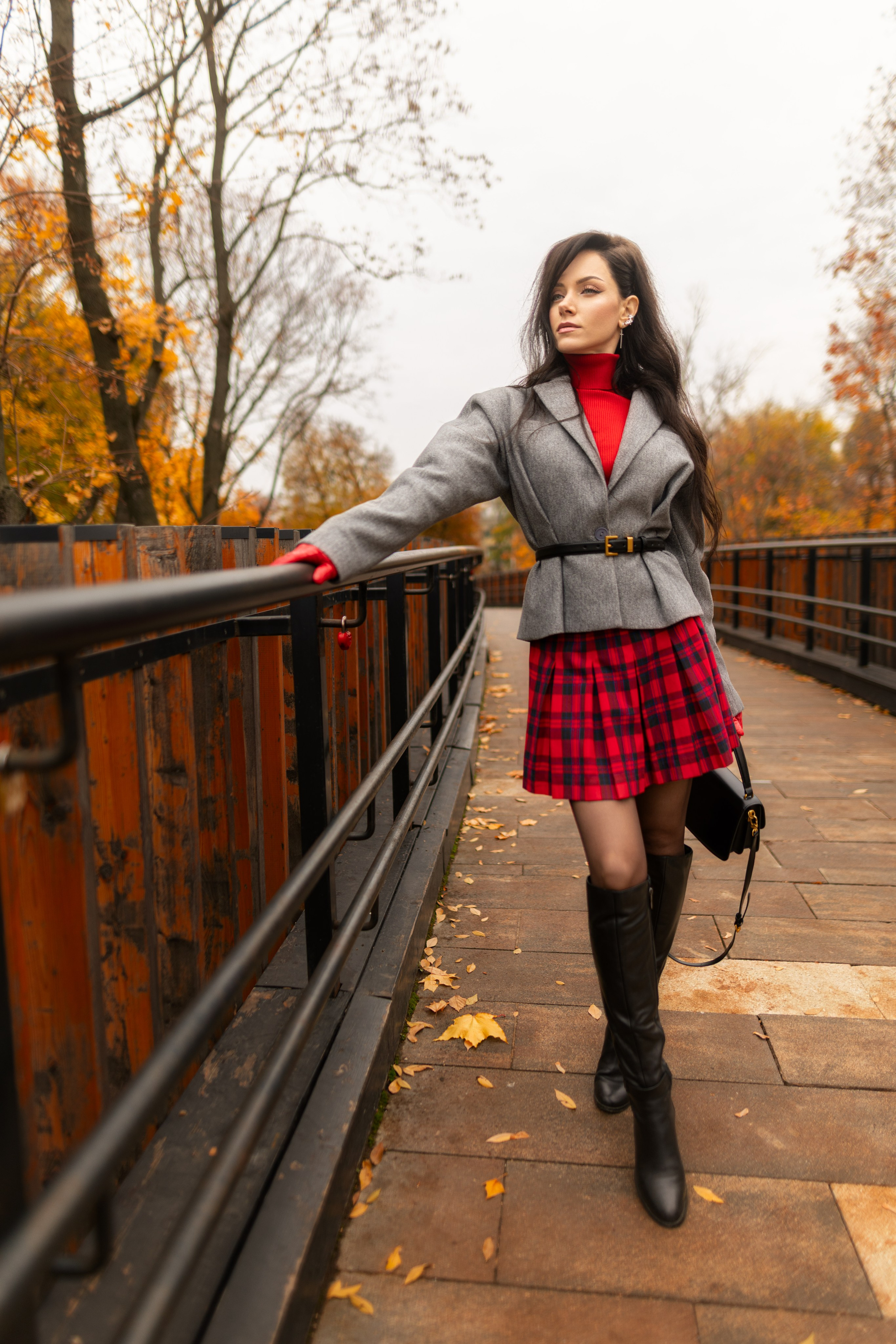 Фотосет с Екатериной в парке на осеннюю тему для «себя»