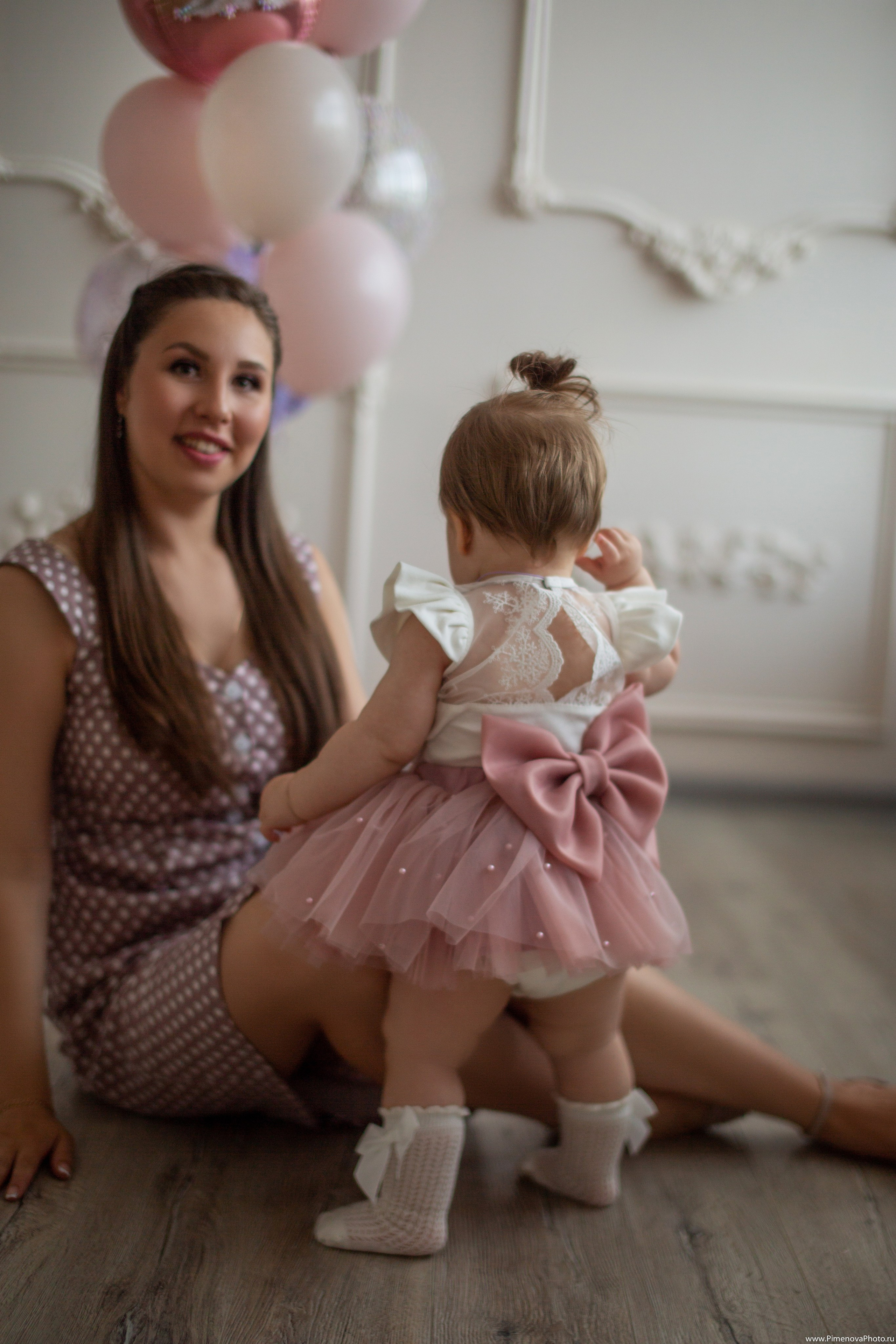 День Рождения Ксении, 1 год. Семейный и детский фотограф в Петрозаводске