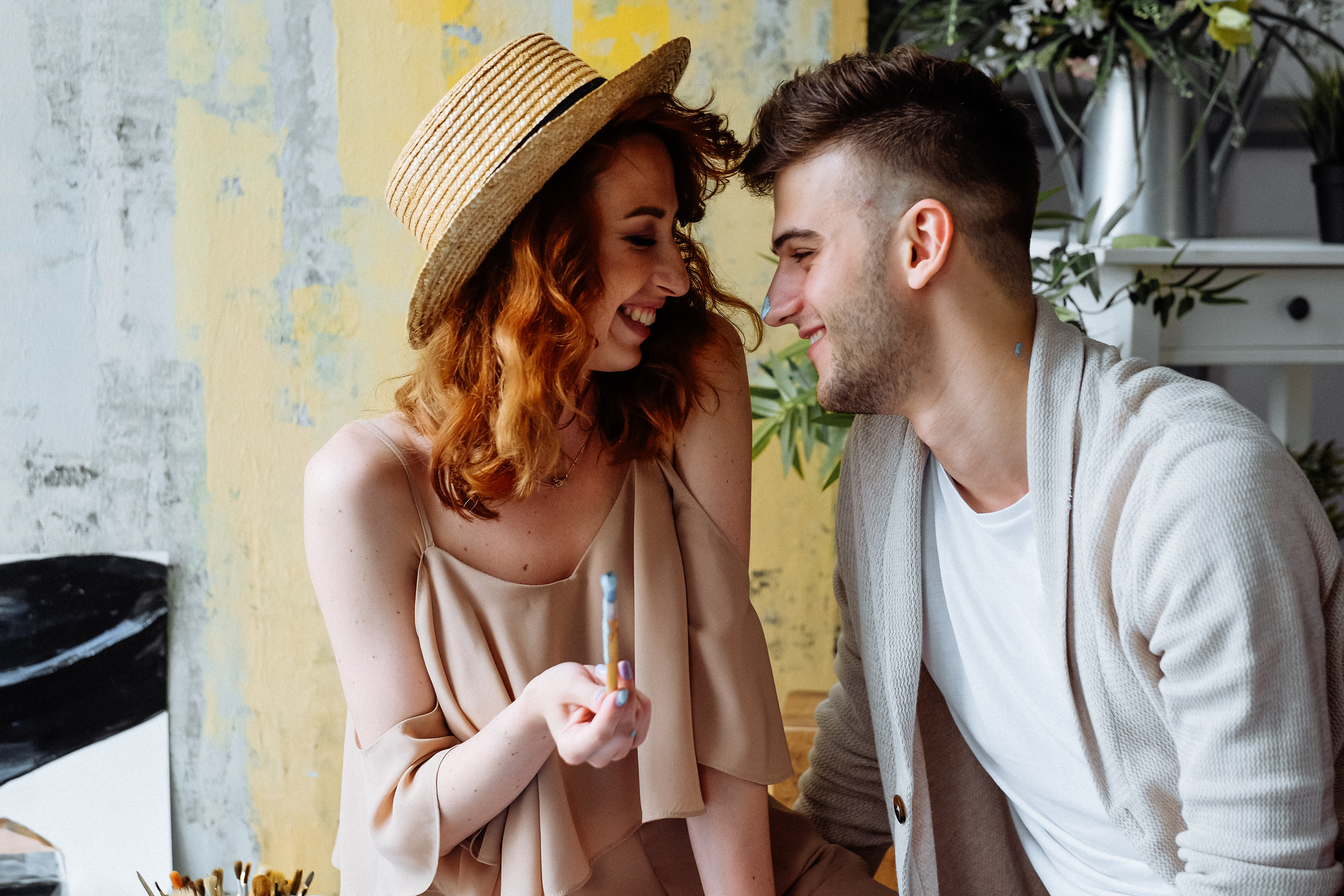 Love Story художников. Свадебный  фотограф Новосибирск