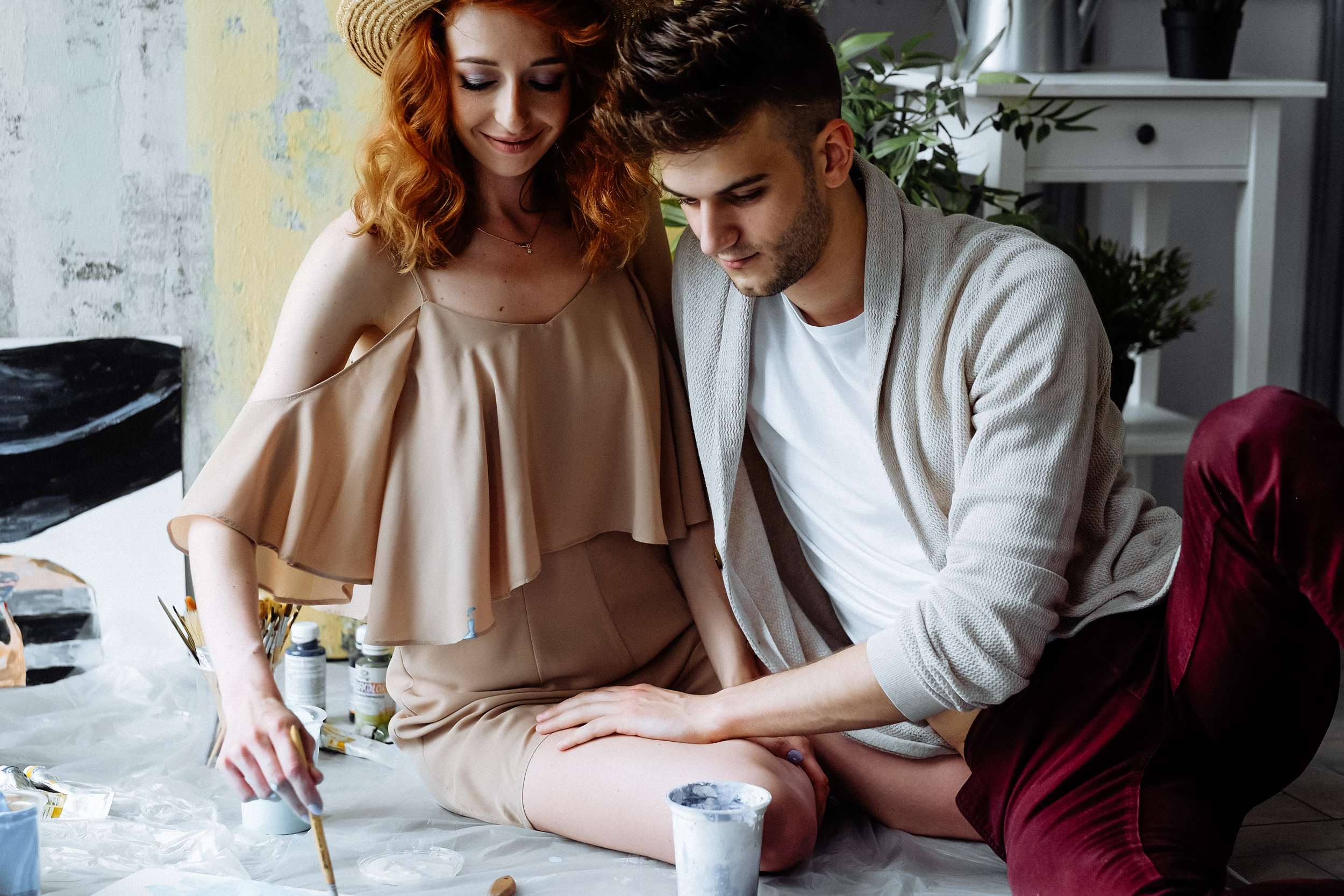 Love Story художников. Свадебный  фотограф Новосибирск