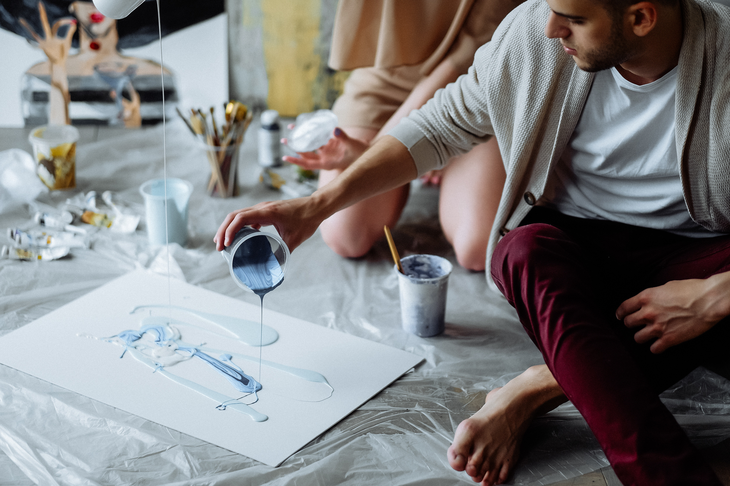 Love Story художников. Свадебный  фотограф Новосибирск