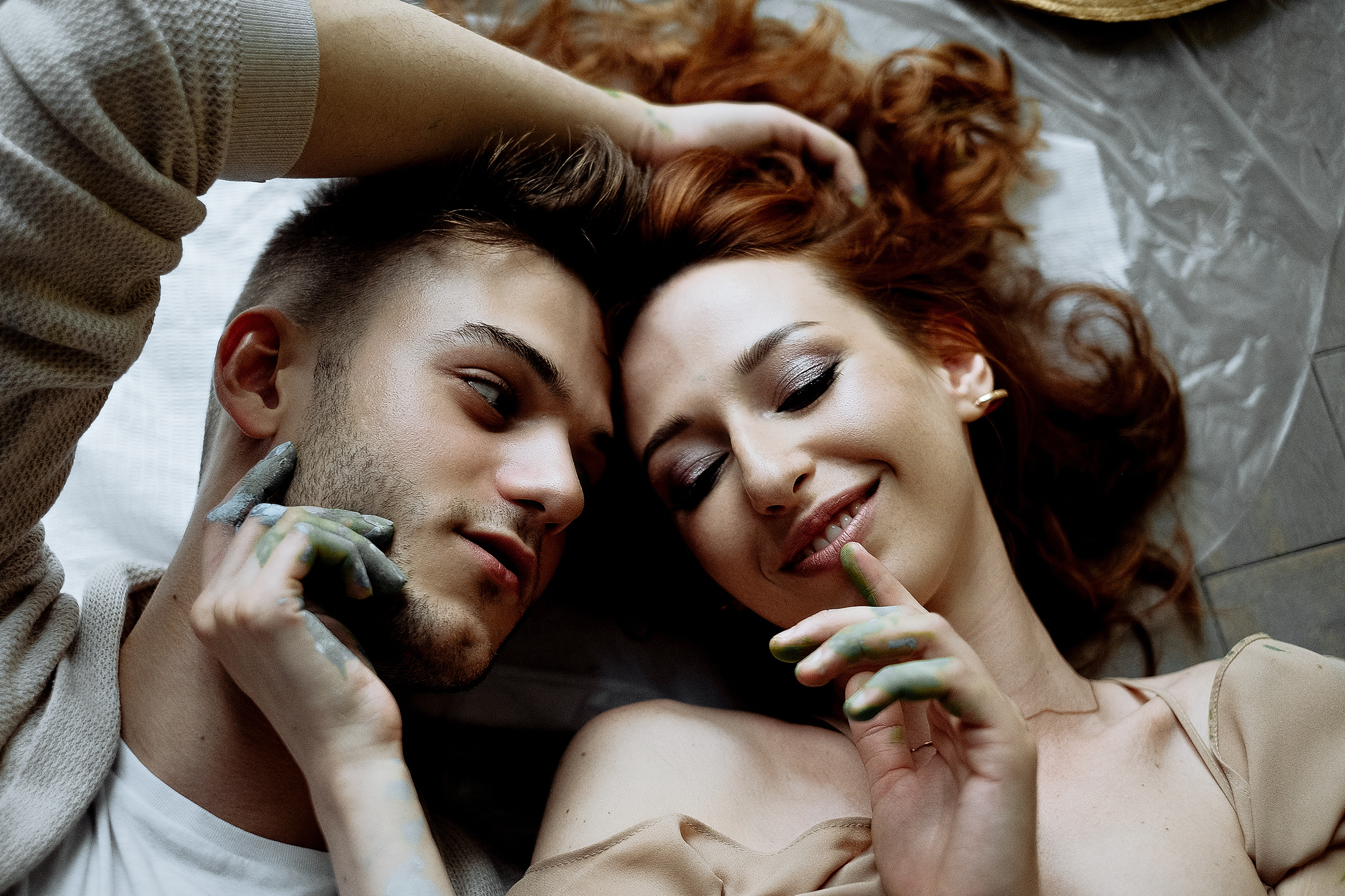 Love Story художников. Свадебный  фотограф Новосибирск