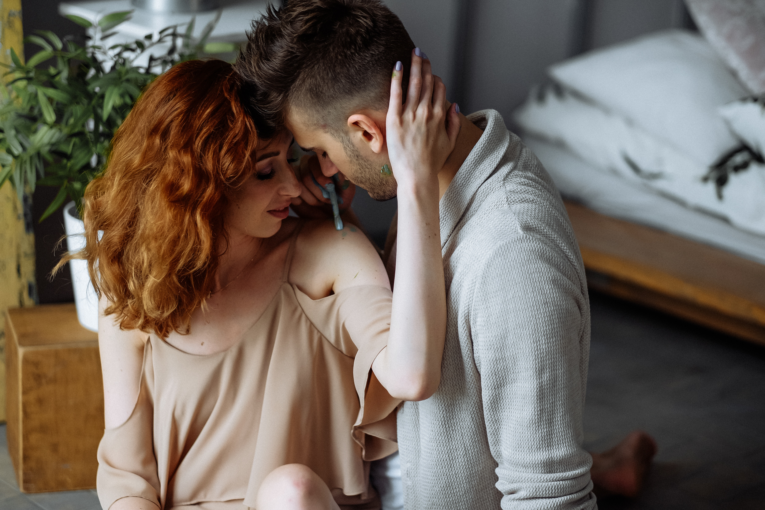 Love Story художников. Свадебный  фотограф Новосибирск