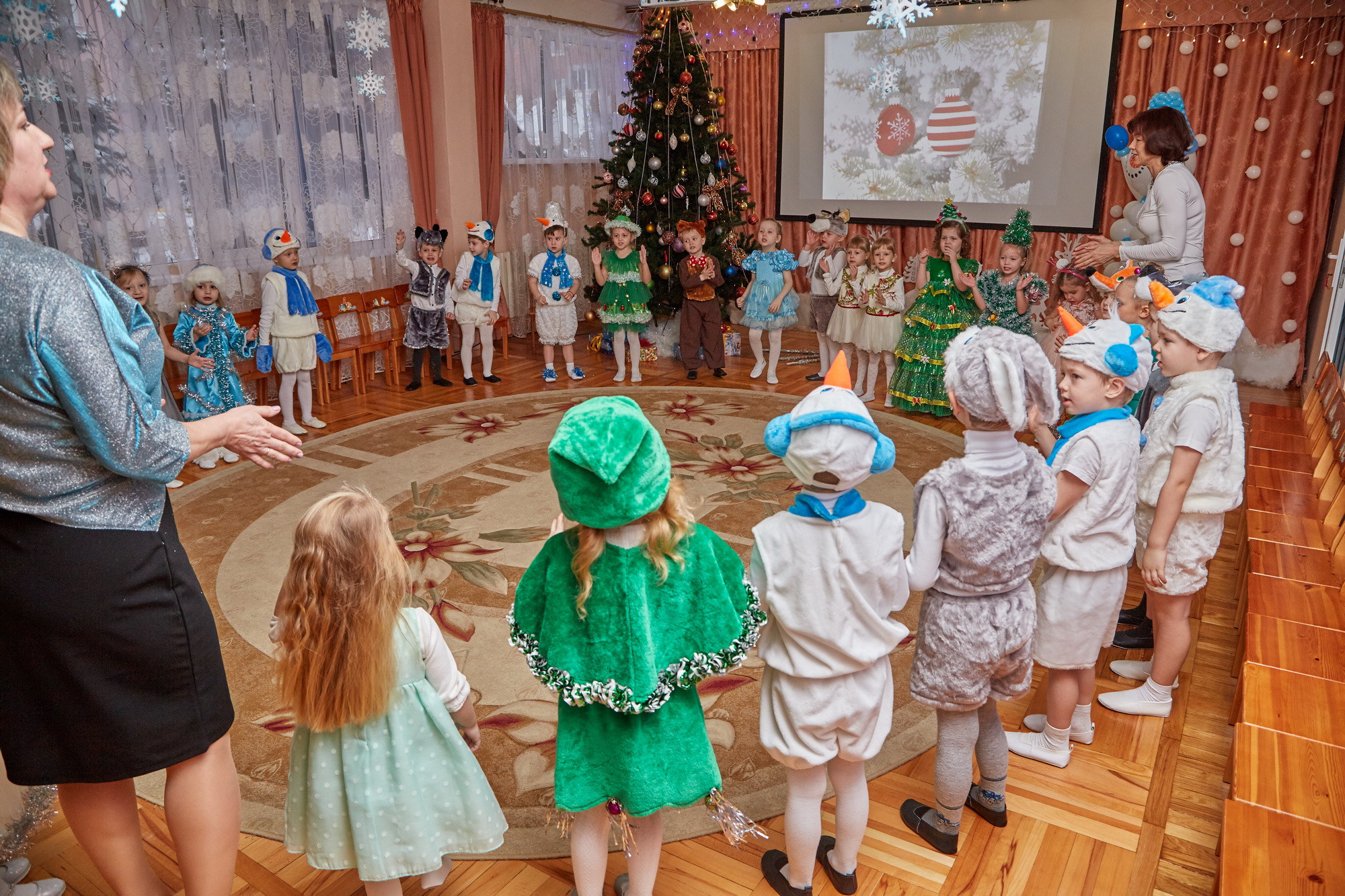 Новый год. Детский сад 111. Креативный фотограф в Москве