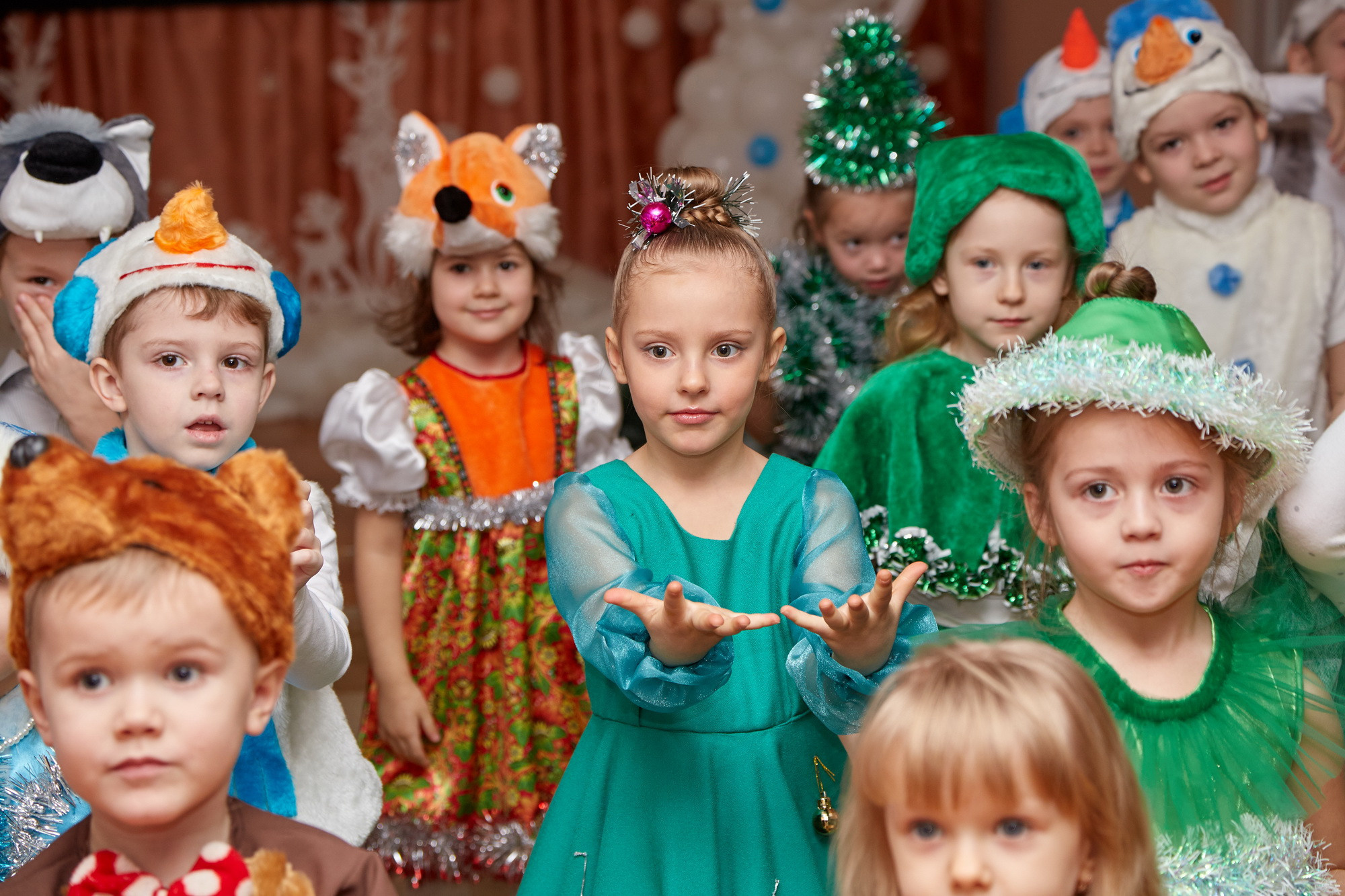 Новый год. Детский сад 111. Креативный фотограф в Москве