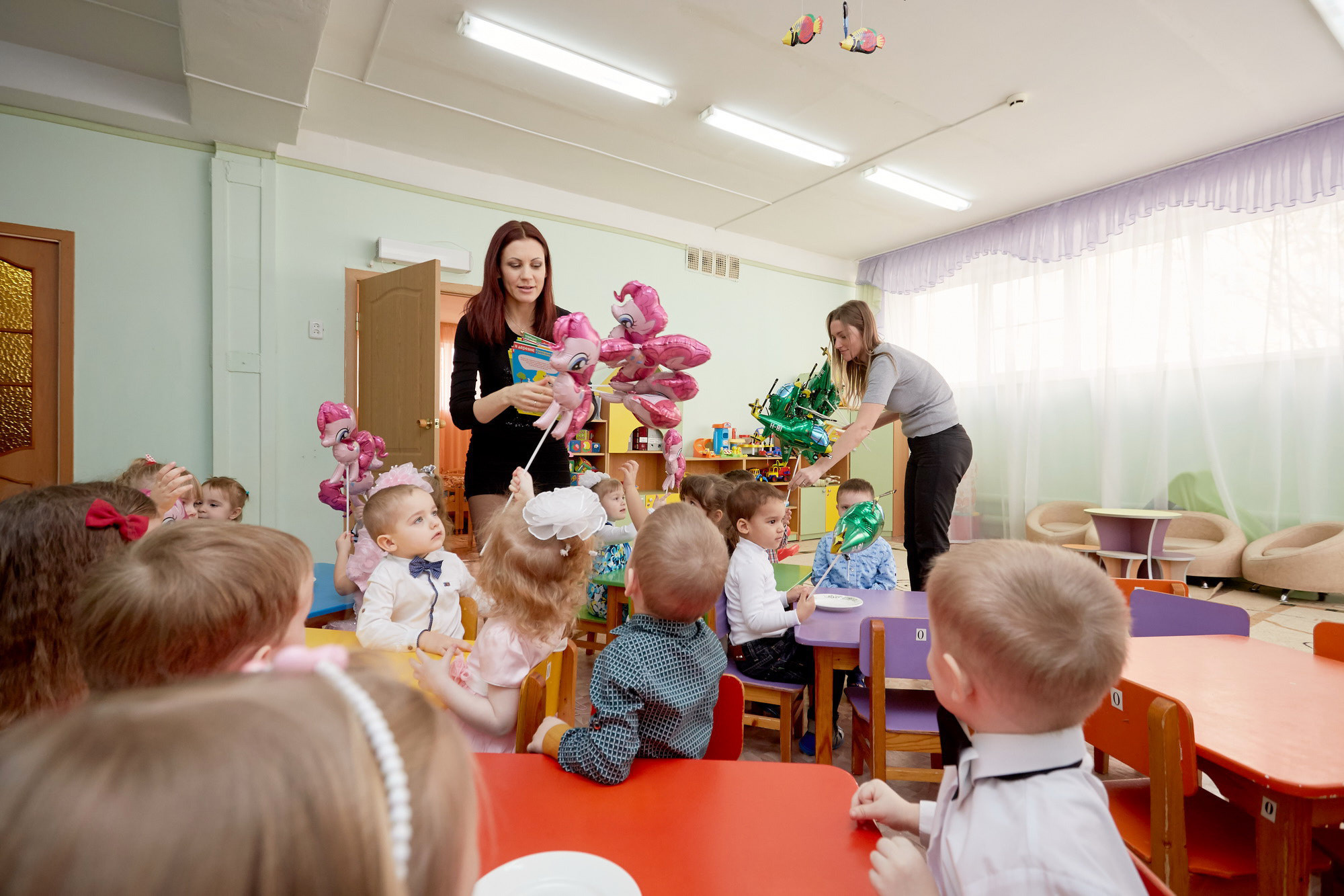 111 Детский сад. Утренник. Март. Креативный фотограф в Москве