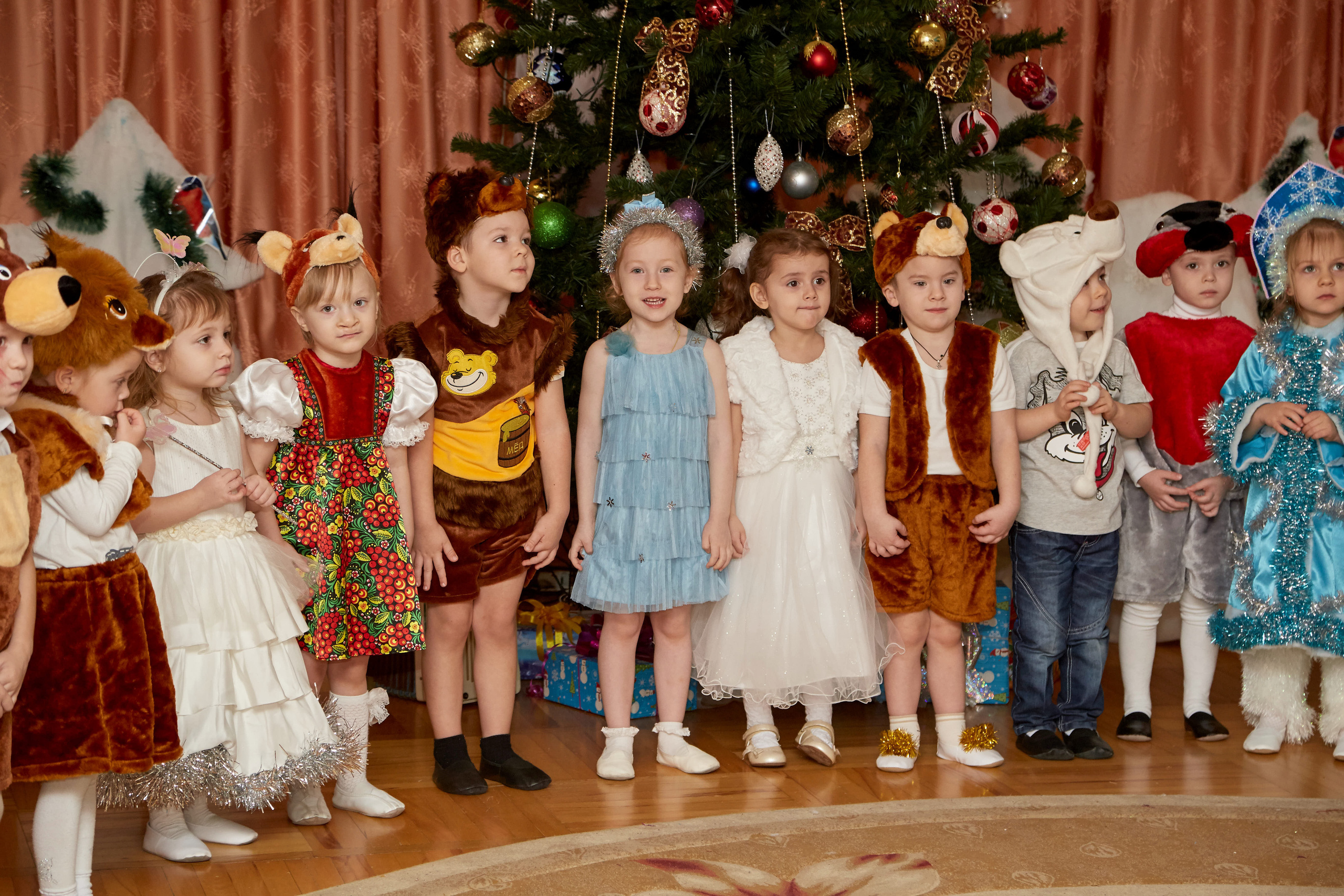Новый год. Детский сад 111. Креативный фотограф в Москве