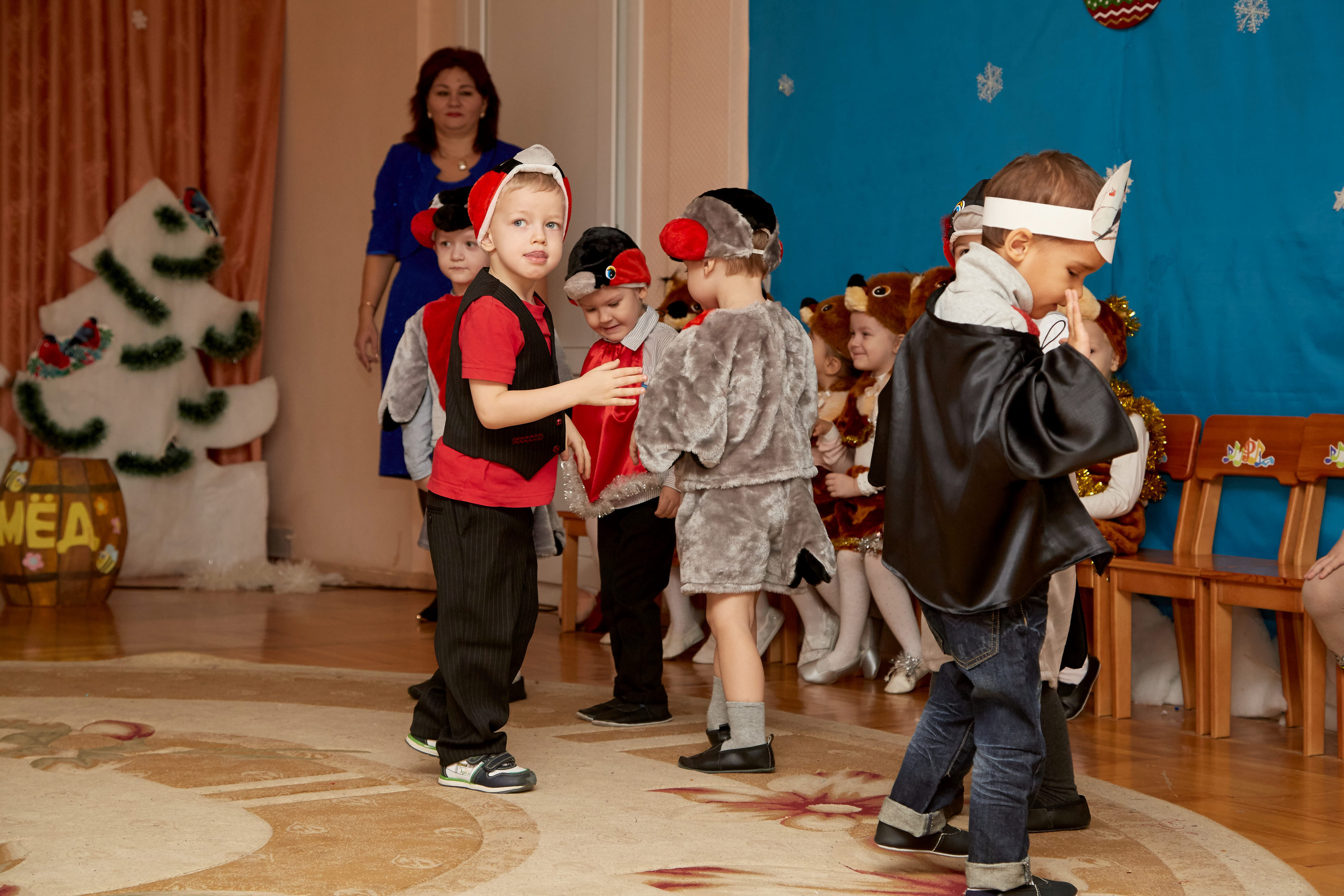 Новый год. Детский сад 111. Креативный фотограф в Москве