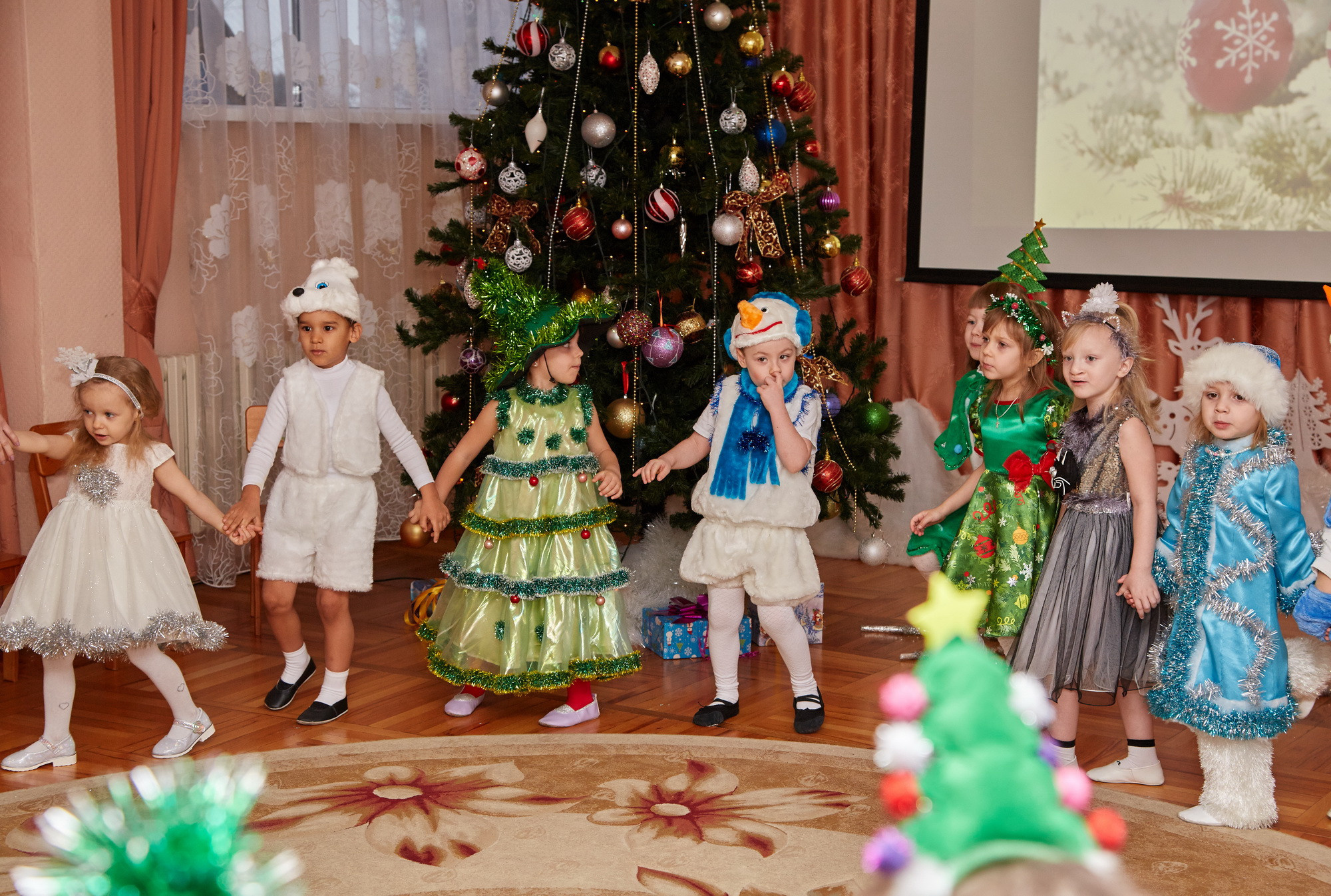 Новый год. Детский сад 111. Креативный фотограф в Москве