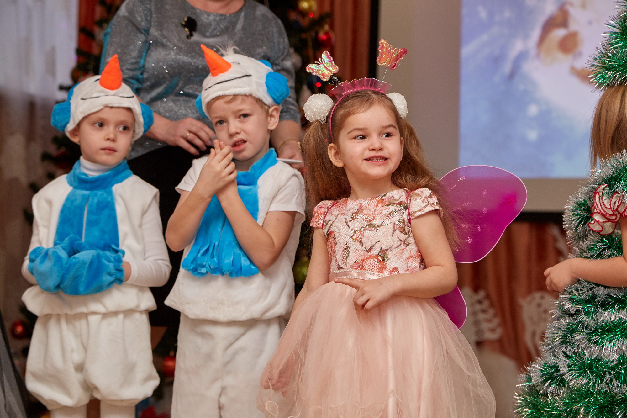 Новый год. Детский сад 111. Креативный фотограф в Москве
