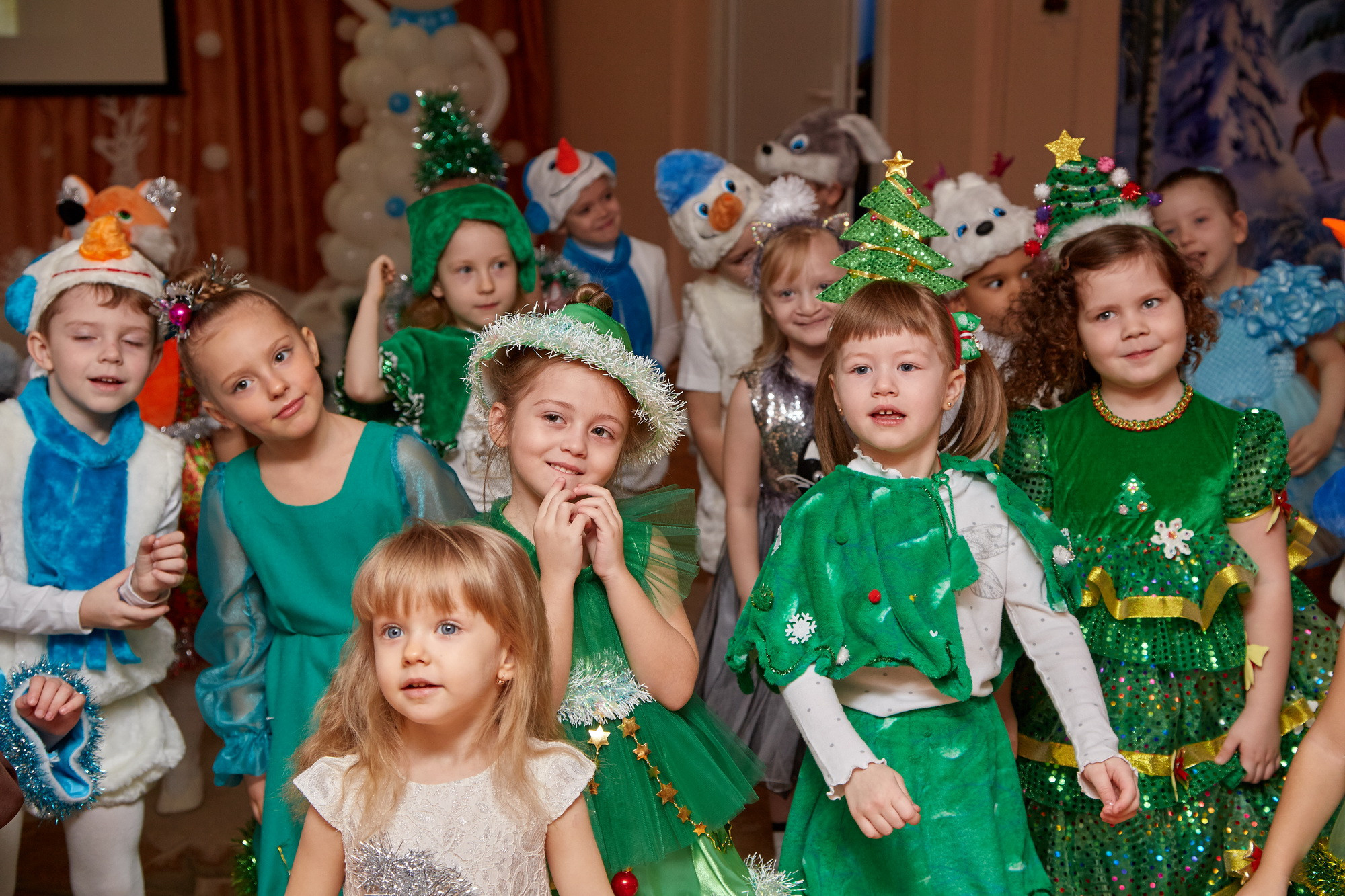 Новый год. Детский сад 111. Креативный фотограф в Москве