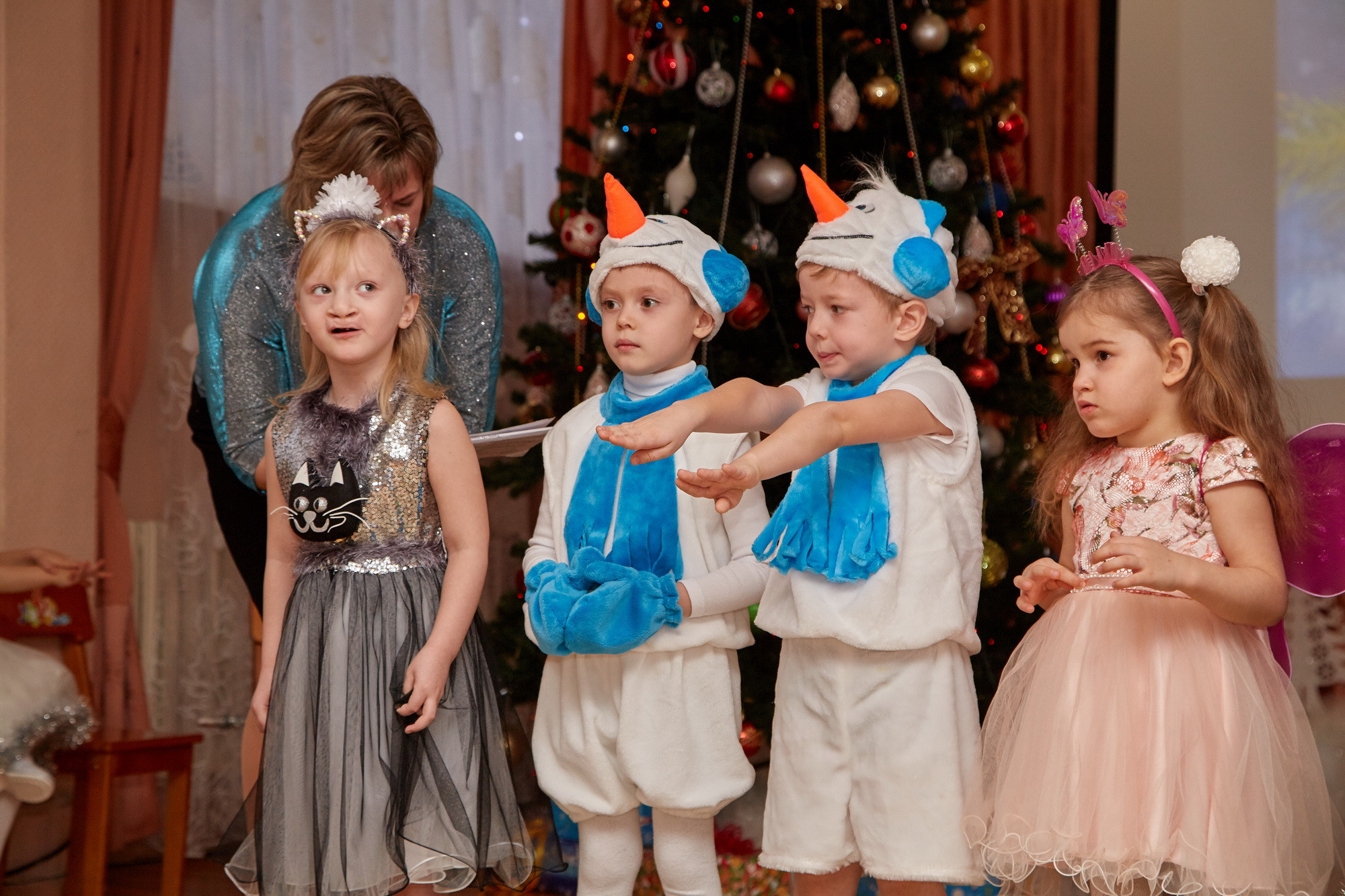 Новый год. Детский сад 111. Креативный фотограф в Москве