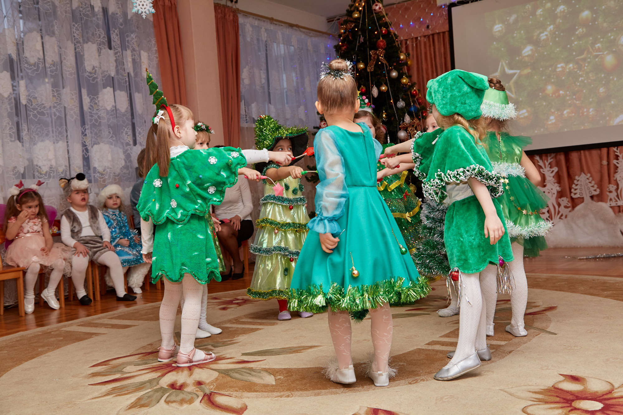 Новый год. Детский сад 111. Креативный фотограф в Москве