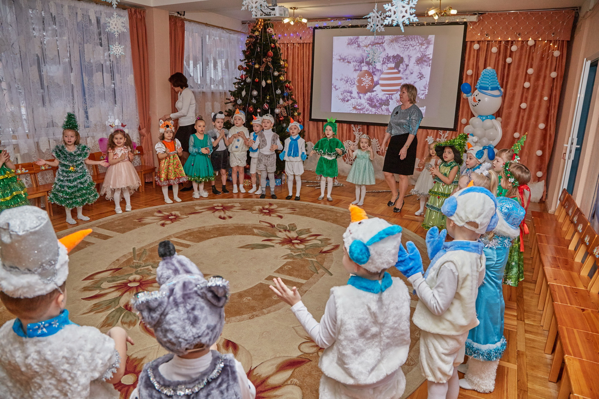 Новый год. Детский сад 111. Креативный фотограф в Москве