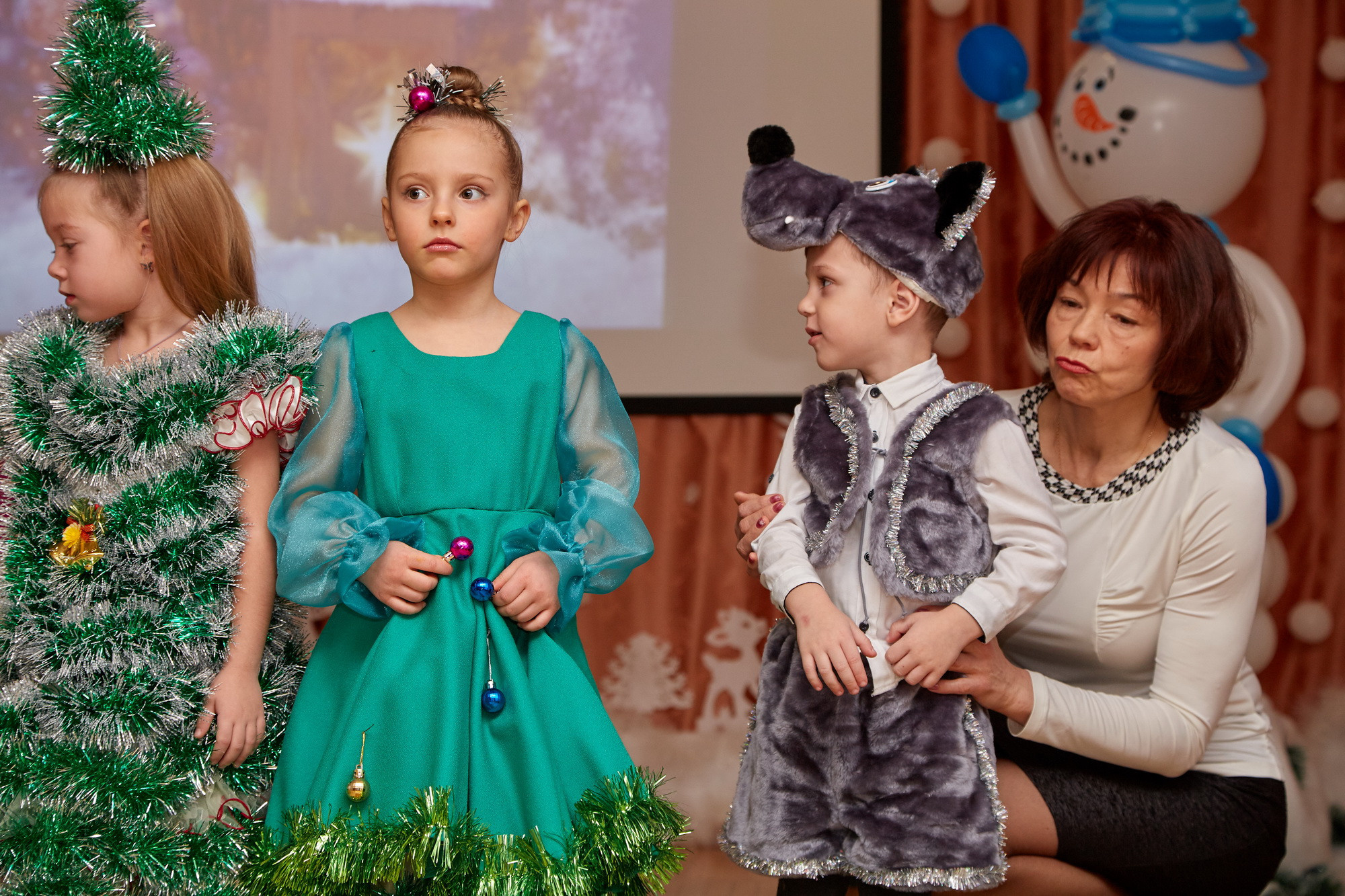 Новый год. Детский сад 111. Креативный фотограф в Москве