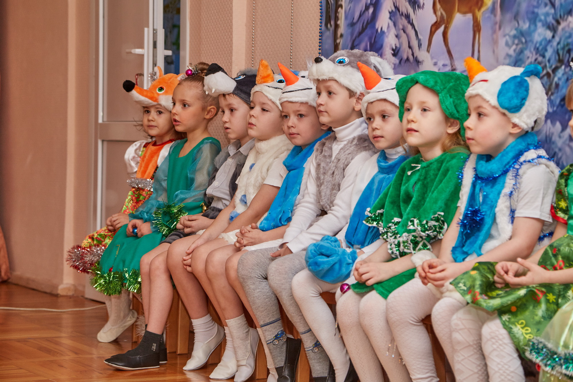 Новый год. Детский сад 111. Креативный фотограф в Москве