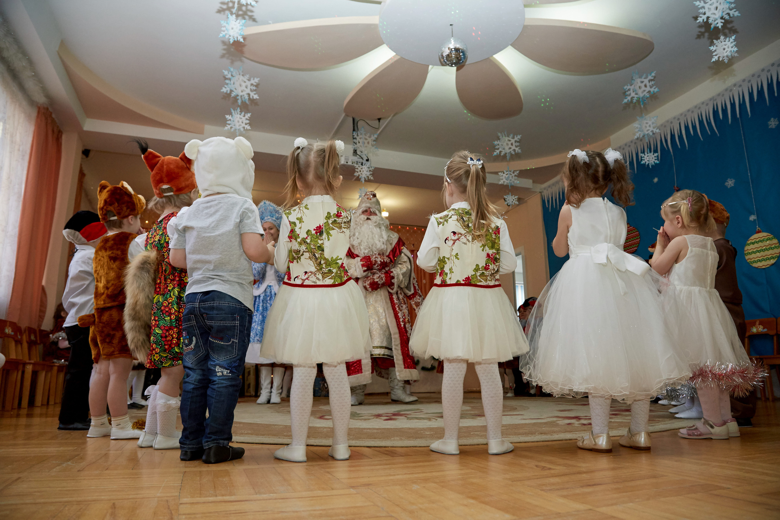 Новый год. Детский сад 111. Креативный фотограф в Москве