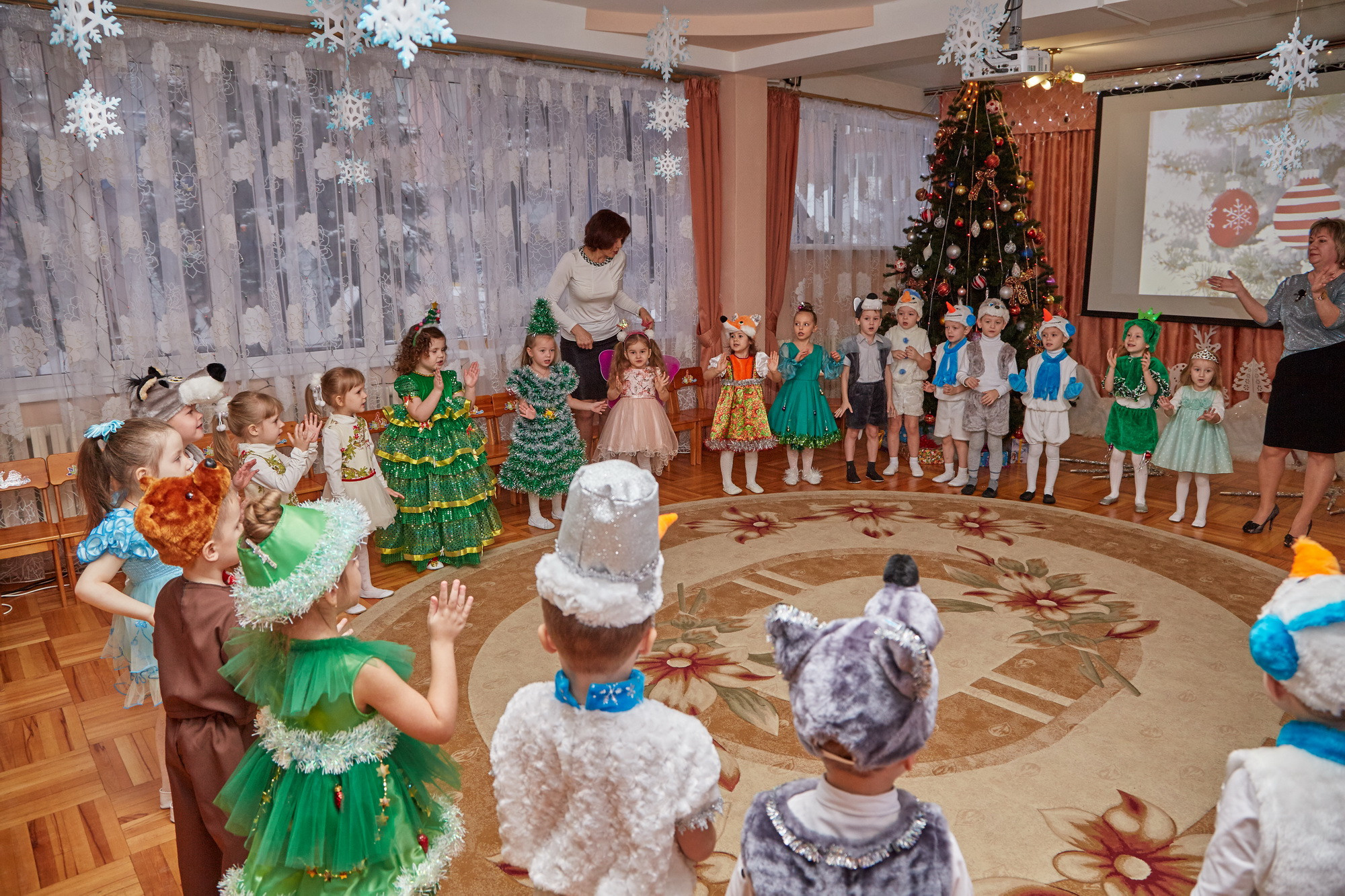 Новый год. Детский сад 111. Креативный фотограф в Москве