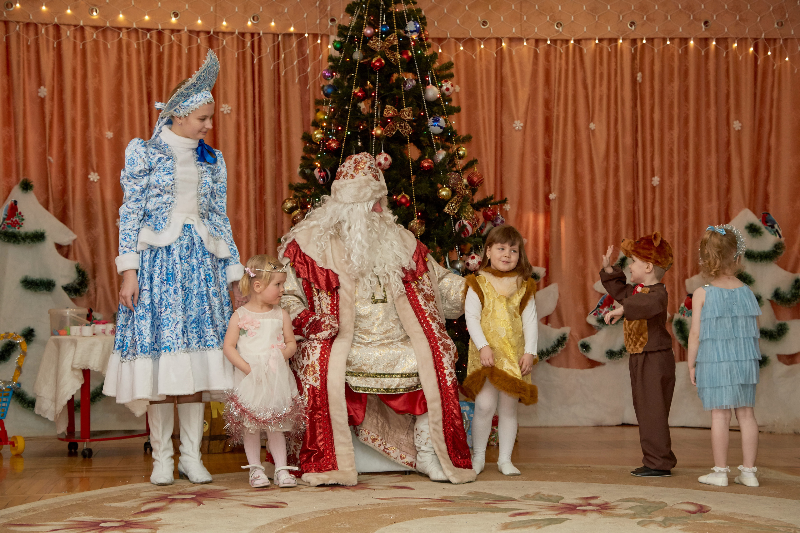 Новый год. Детский сад 111. Креативный фотограф в Москве