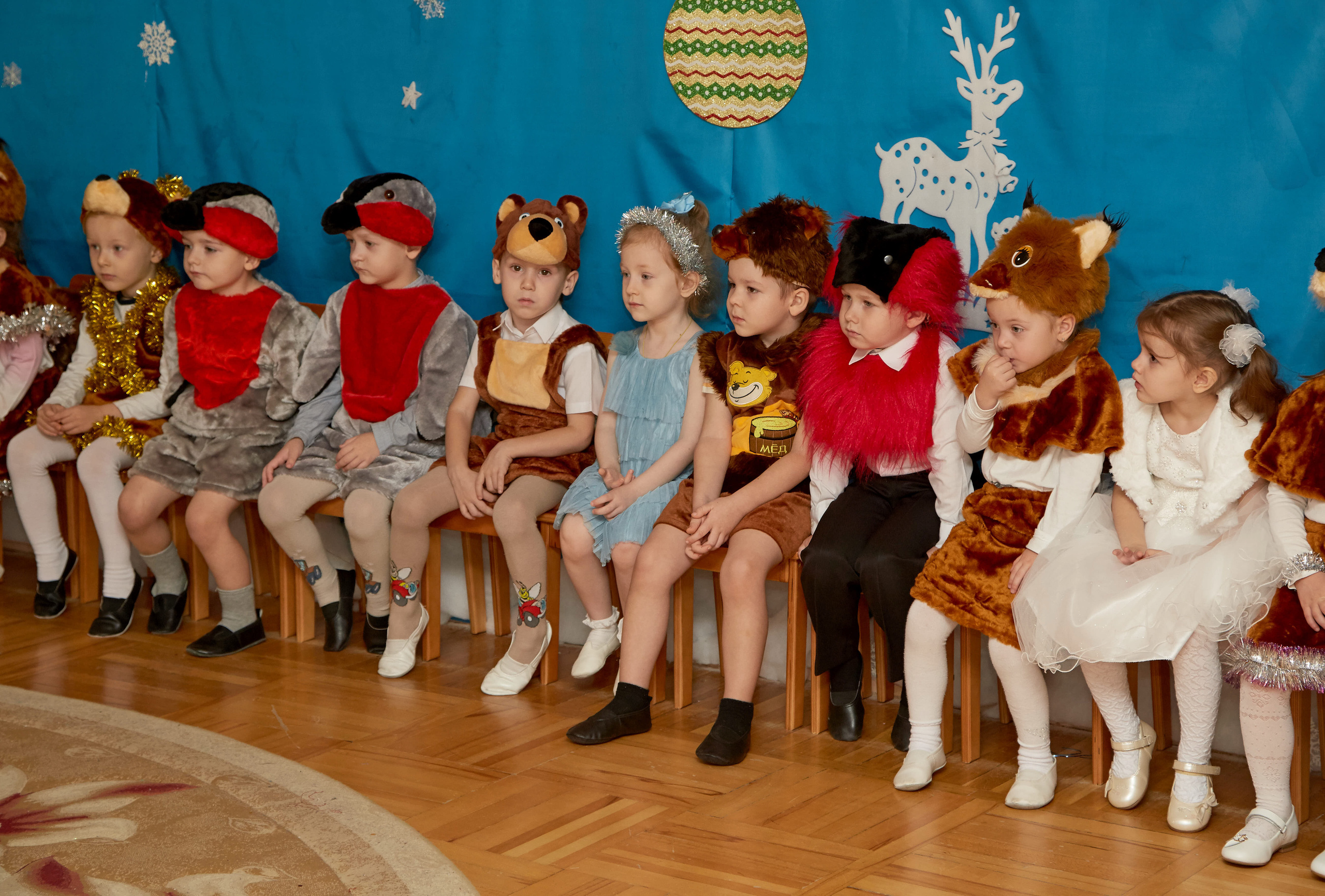 Новый год. Детский сад 111. Креативный фотограф в Москве