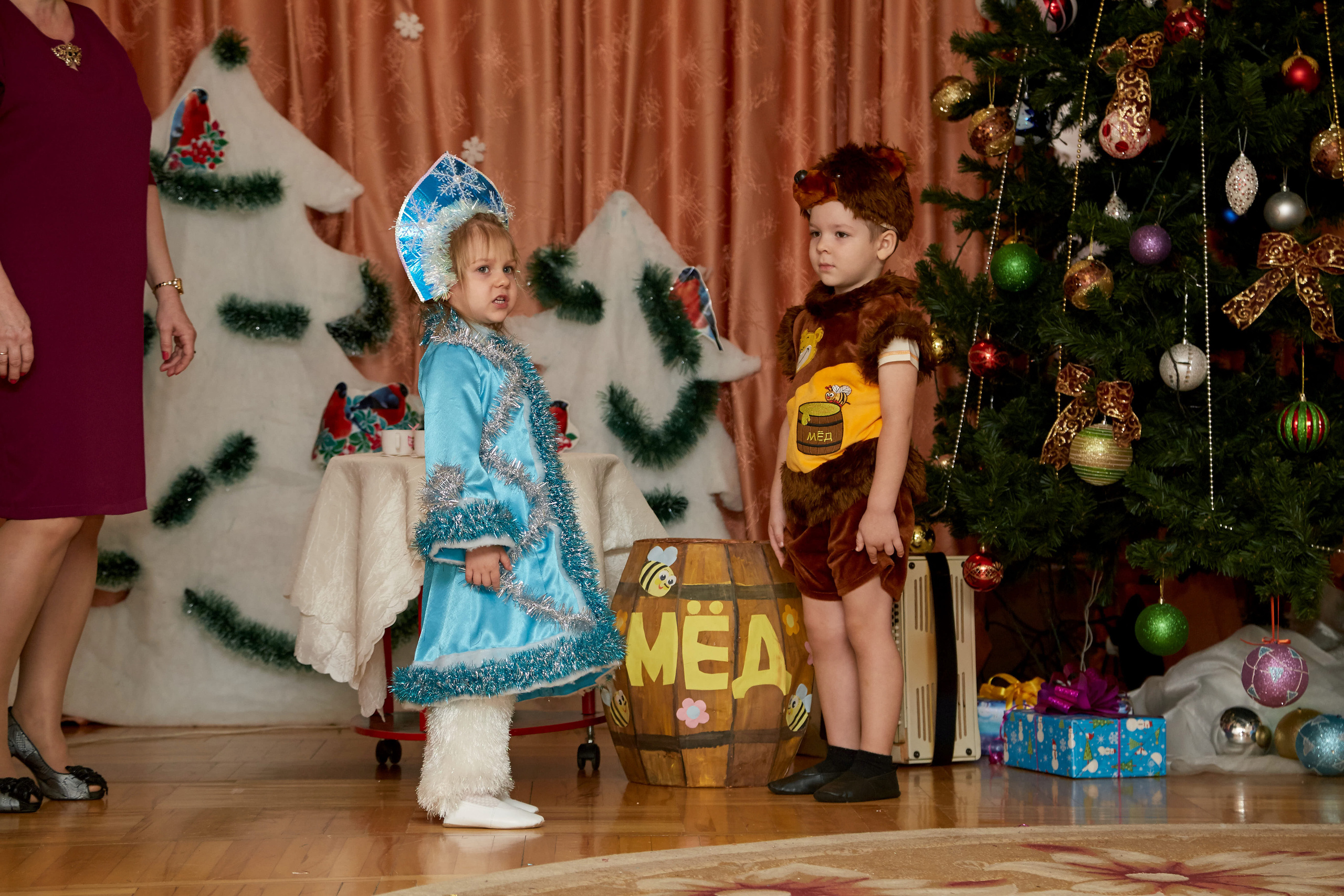 Новый год. Детский сад 111. Креативный фотограф в Москве