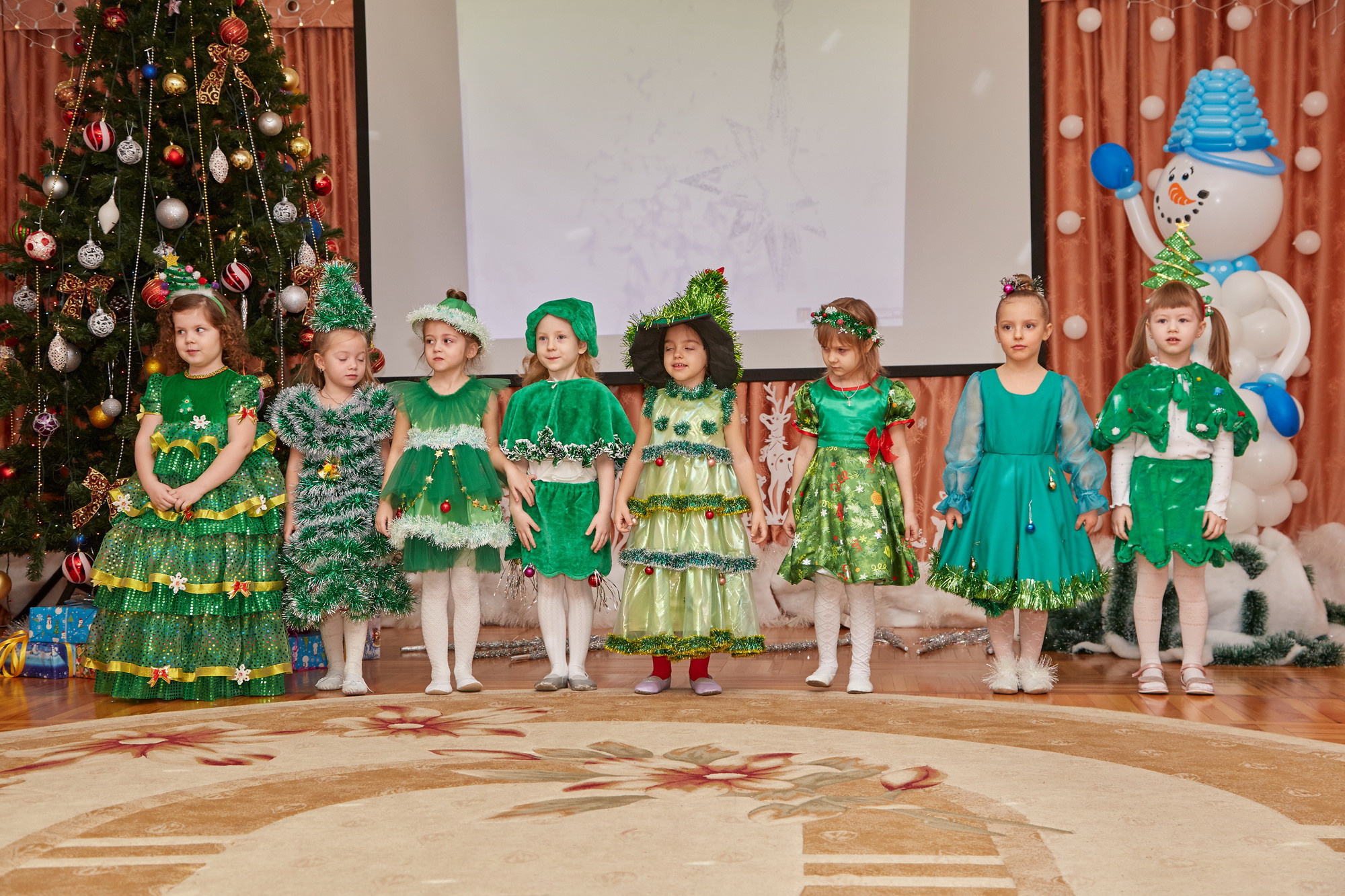 Новый год. Детский сад 111. Креативный фотограф в Москве