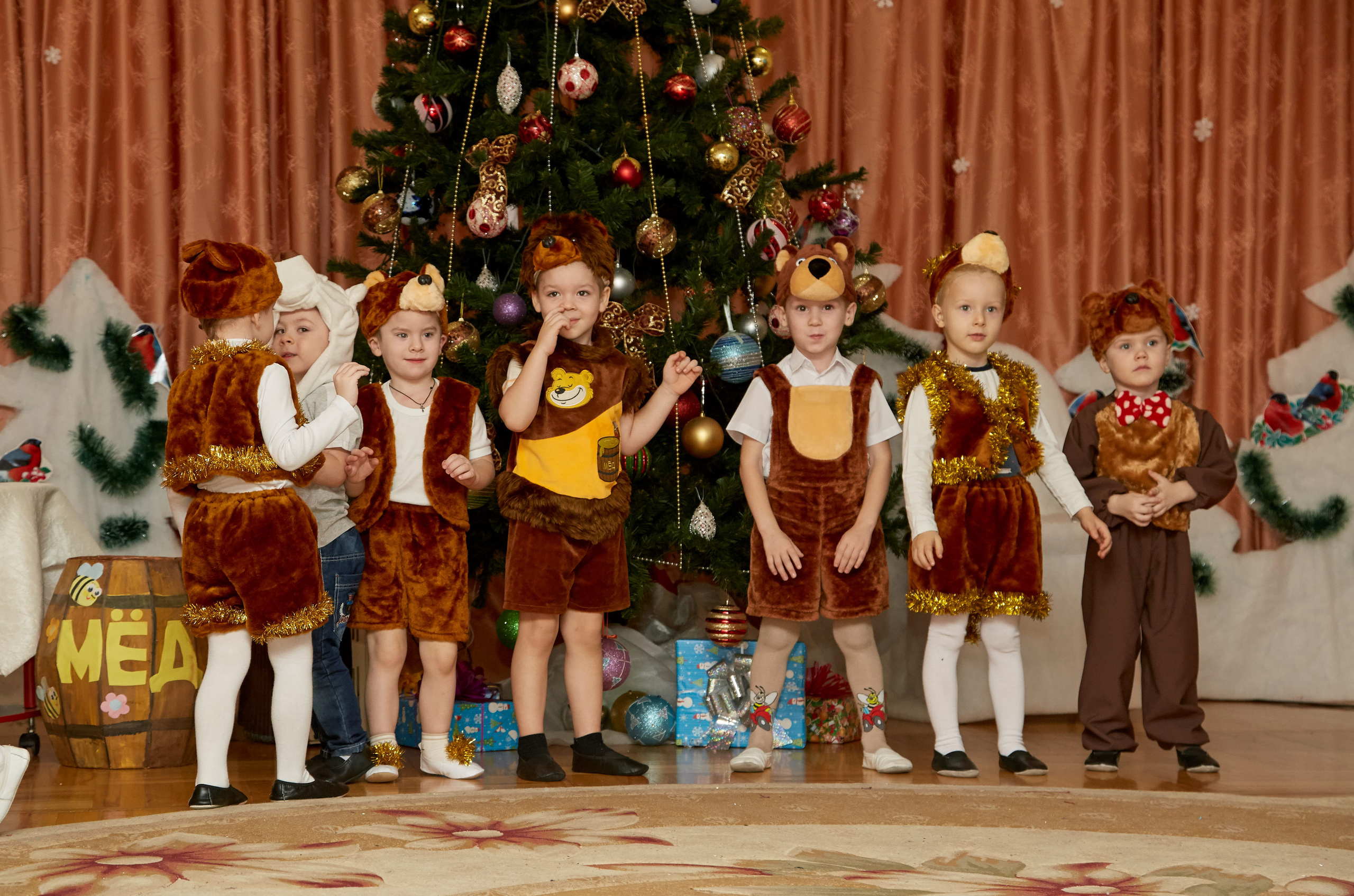 Новый год. Детский сад 111. Креативный фотограф в Москве