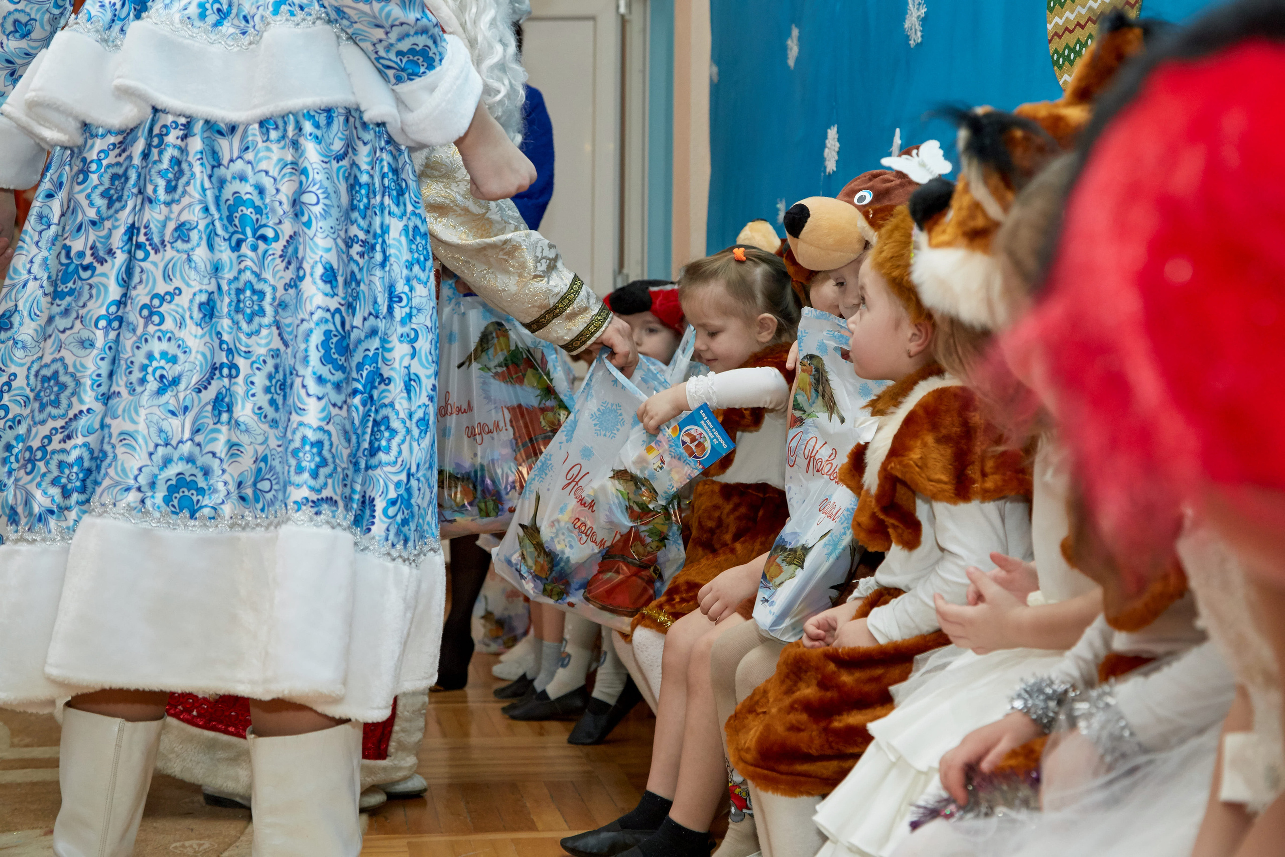 Новый год. Детский сад 111. Креативный фотограф в Москве
