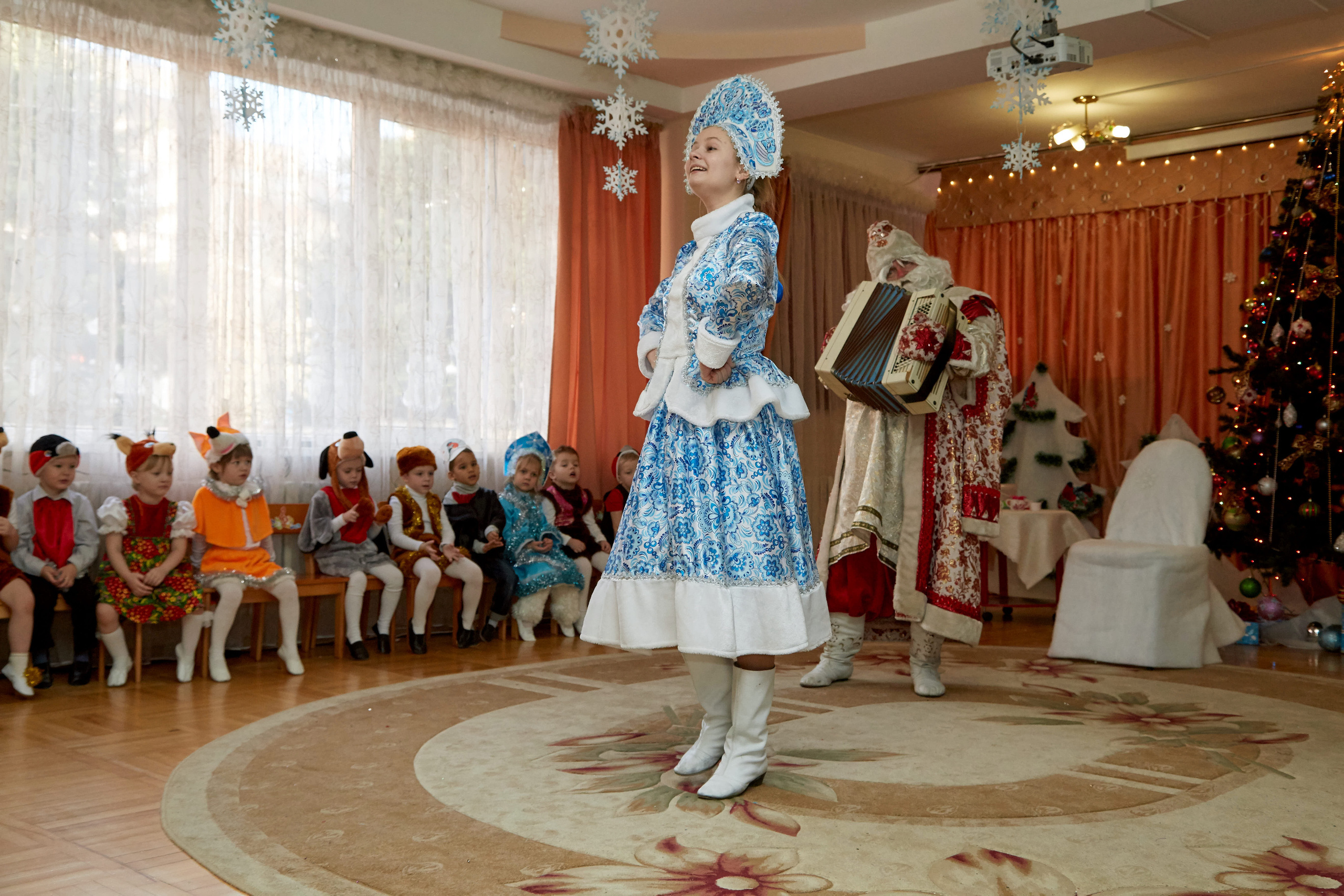Новый год. Детский сад 111. Креативный фотограф в Москве