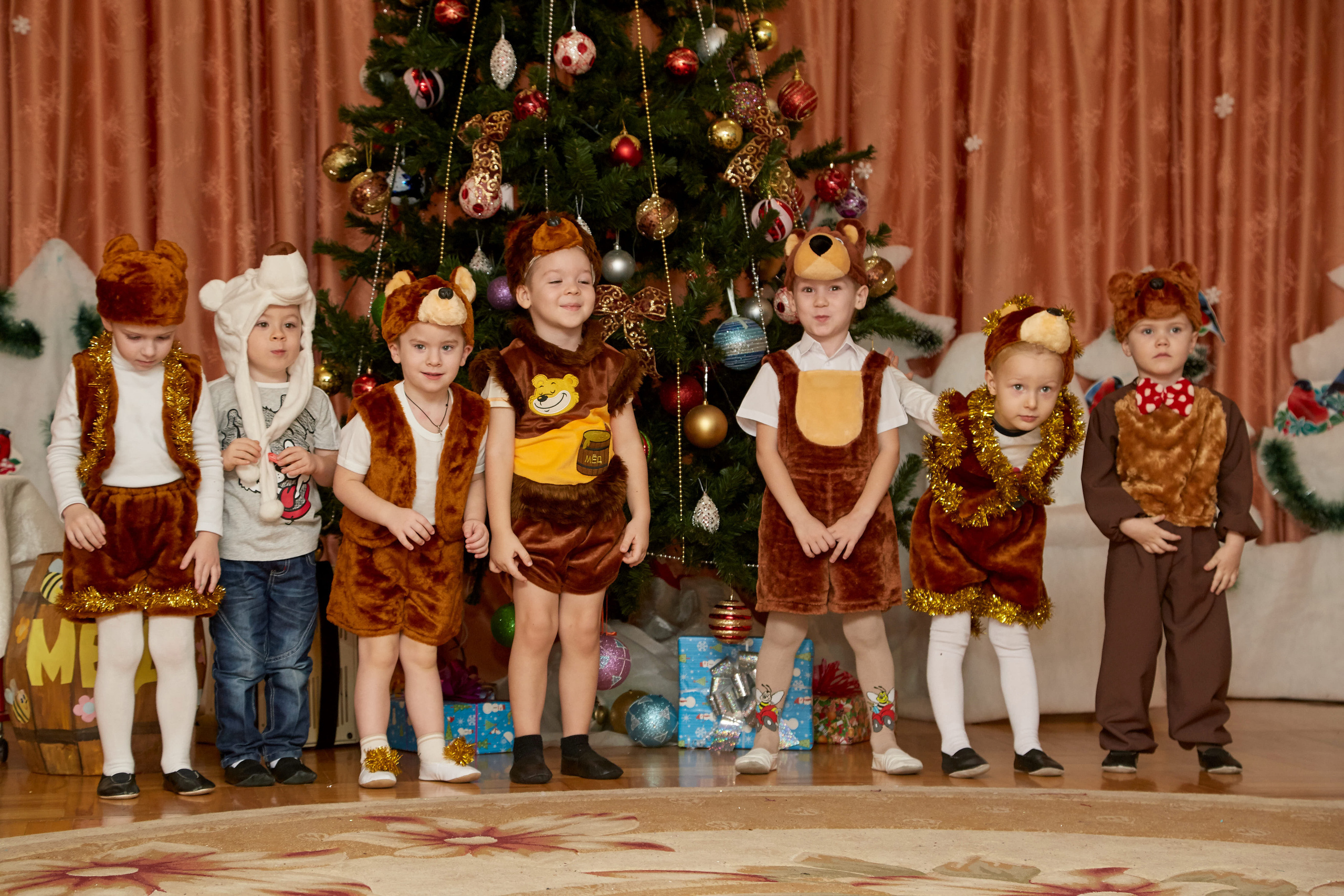Новый год. Детский сад 111. Креативный фотограф в Москве