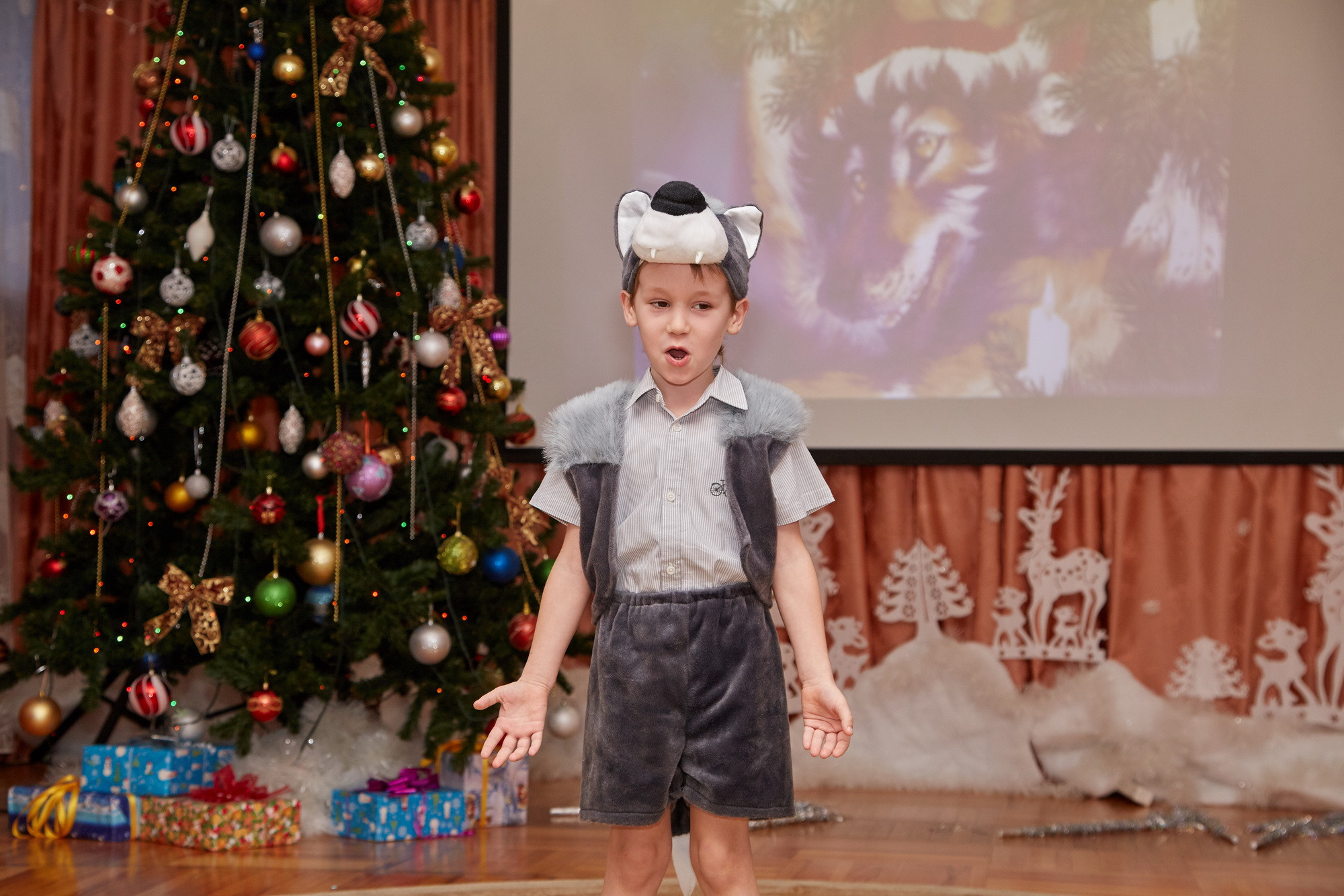 Новый год. Детский сад 111. Креативный фотограф в Москве