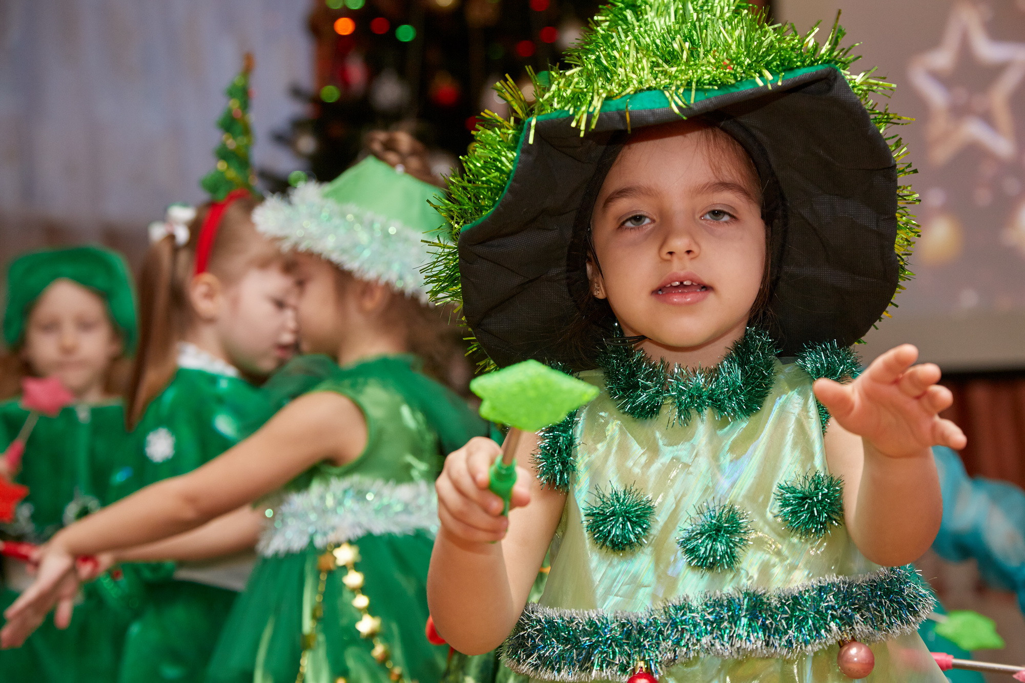 Новый год. Детский сад 111. Креативный фотограф в Москве