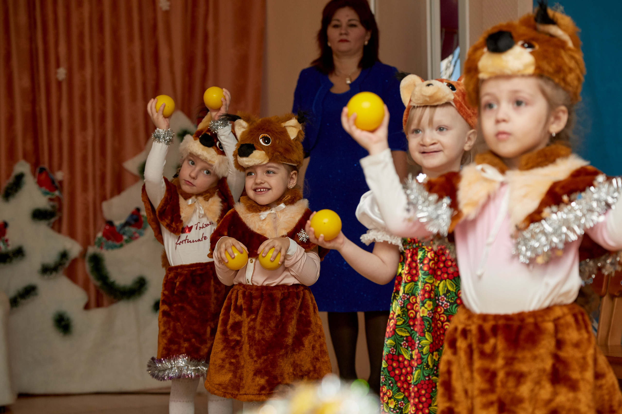 Новый год. Детский сад 111. Креативный фотограф в Москве
