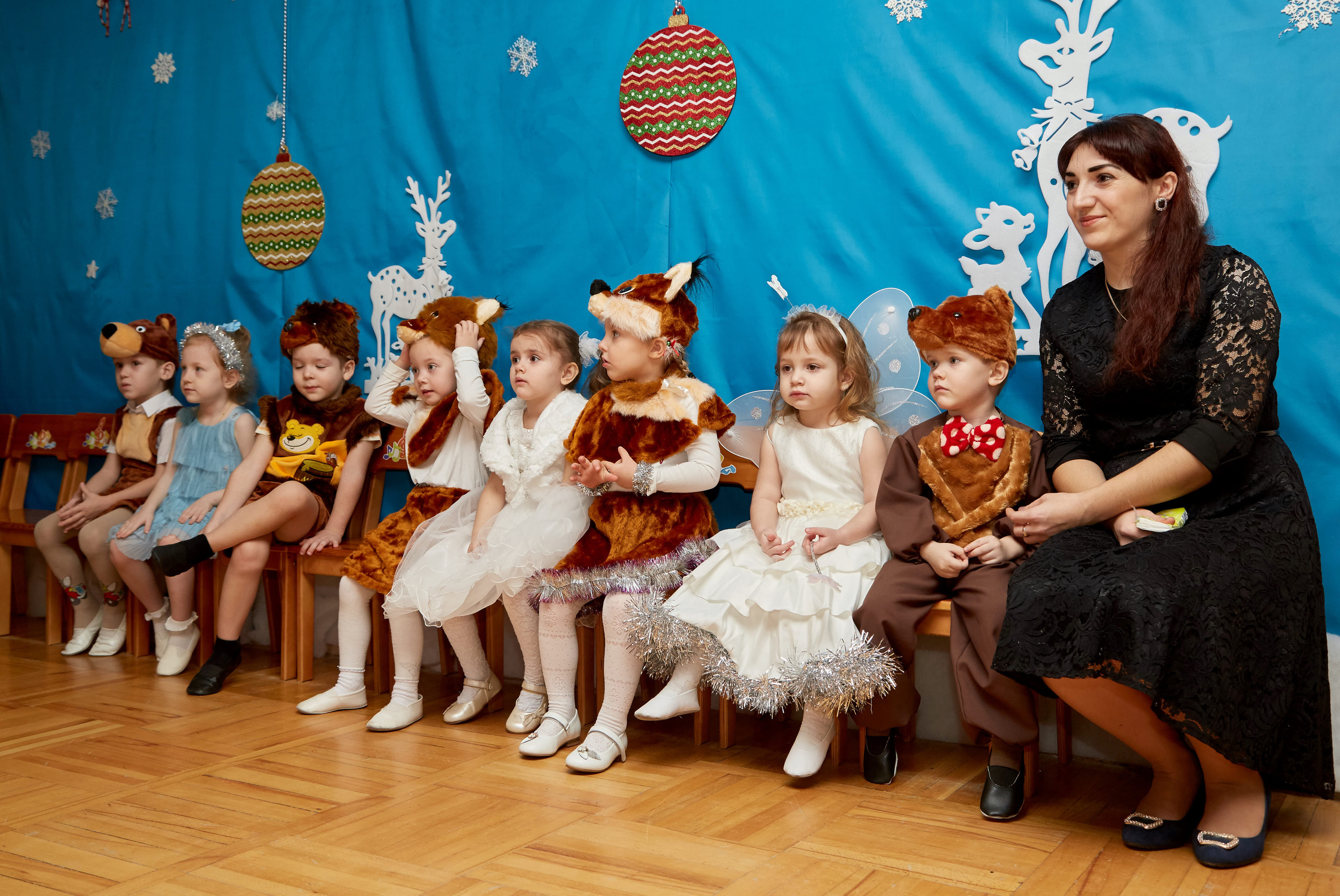 Новый год. Детский сад 111. Креативный фотограф в Москве