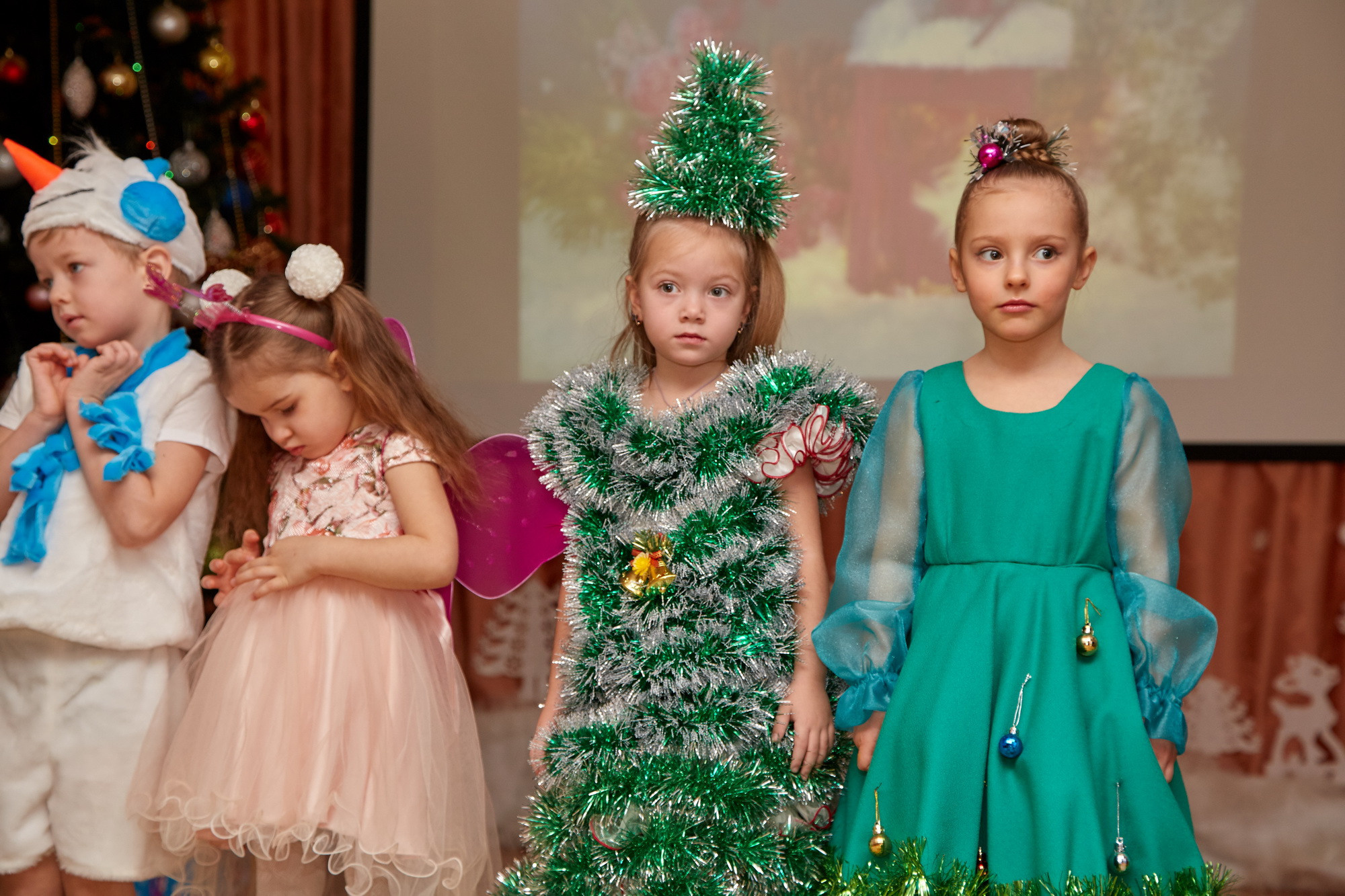 Новый год. Детский сад 111. Креативный фотограф в Москве
