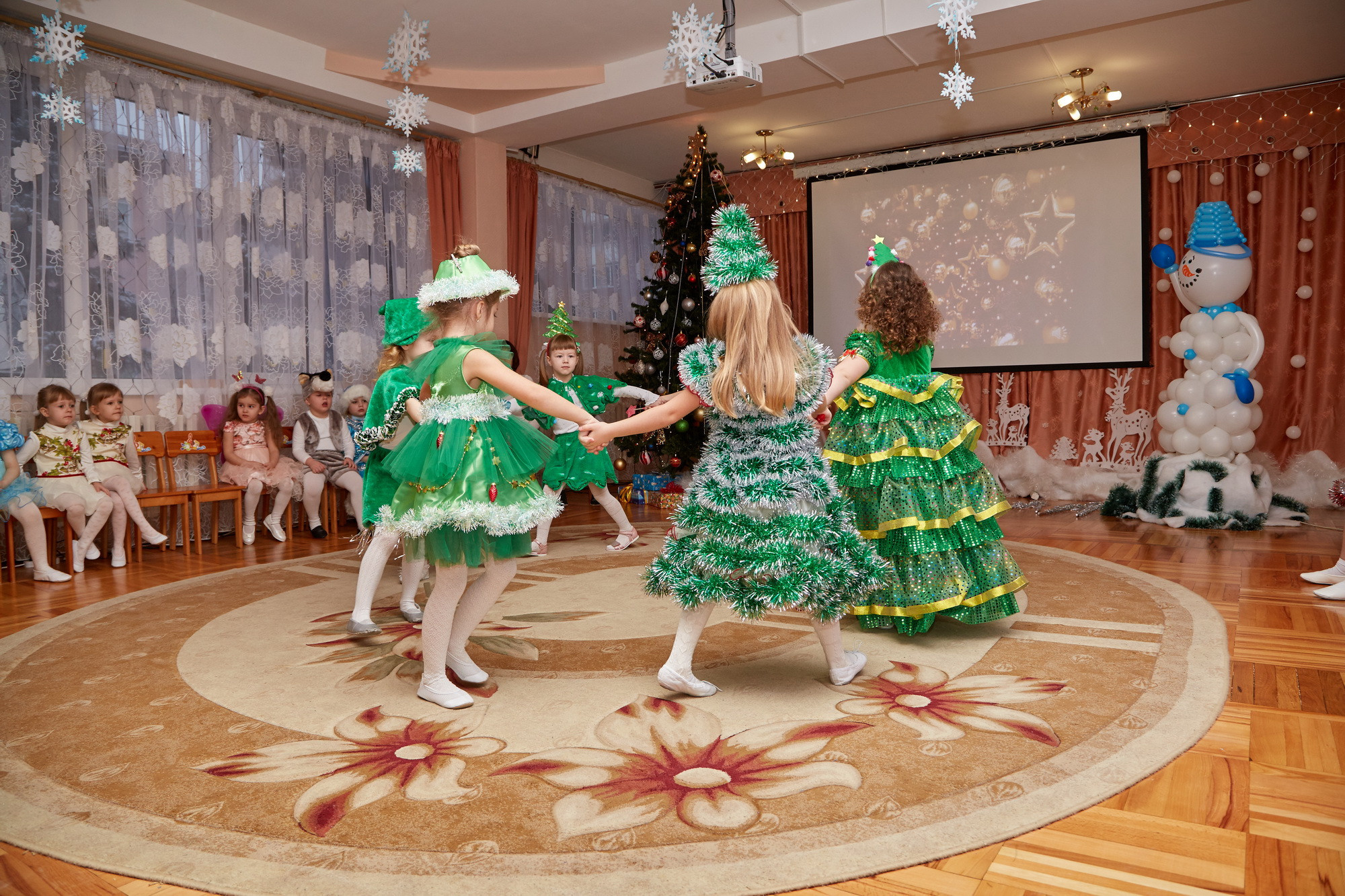 Новый год. Детский сад 111. Креативный фотограф в Москве