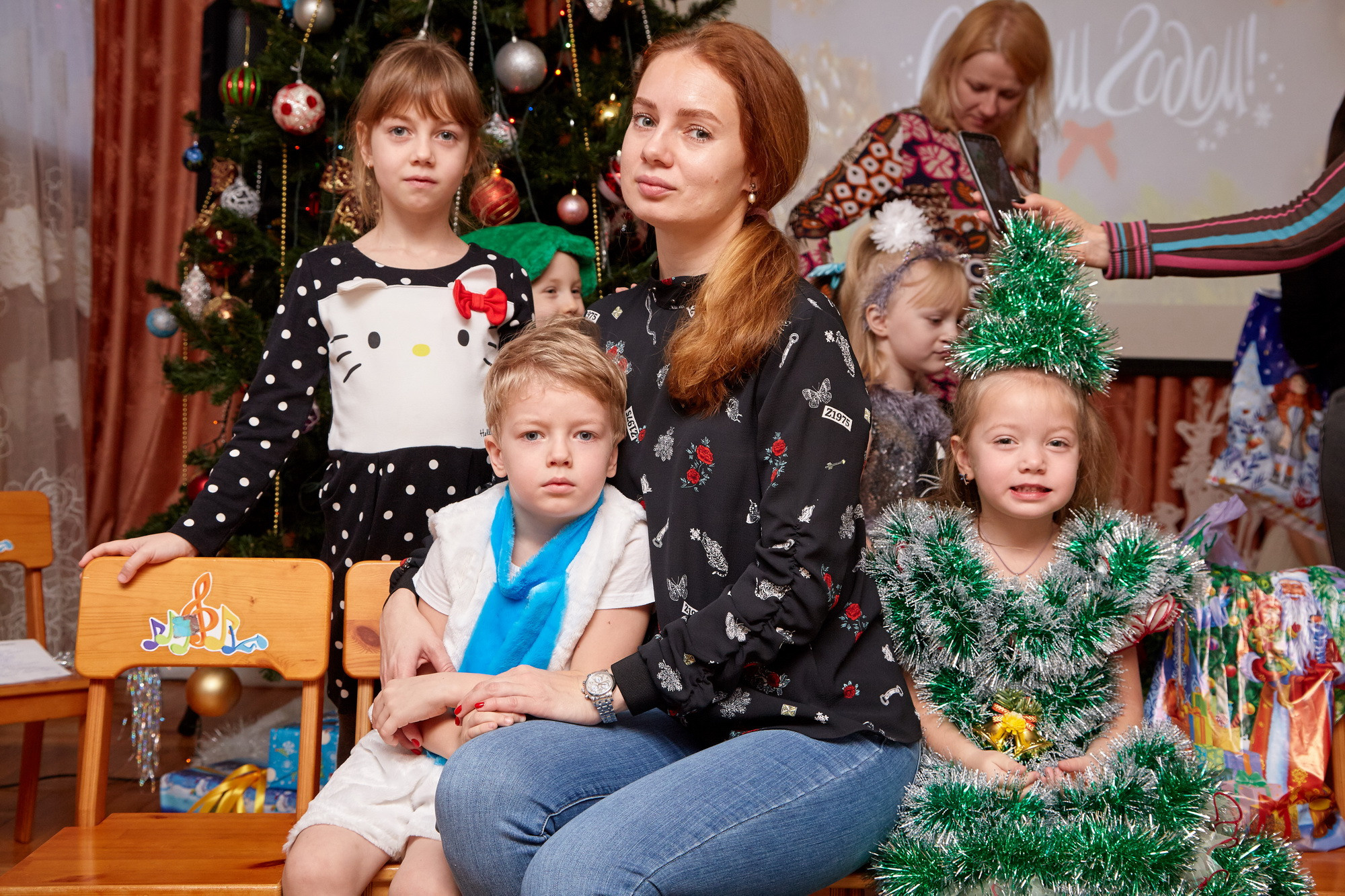 Новый год. Детский сад 111. Креативный фотограф в Москве