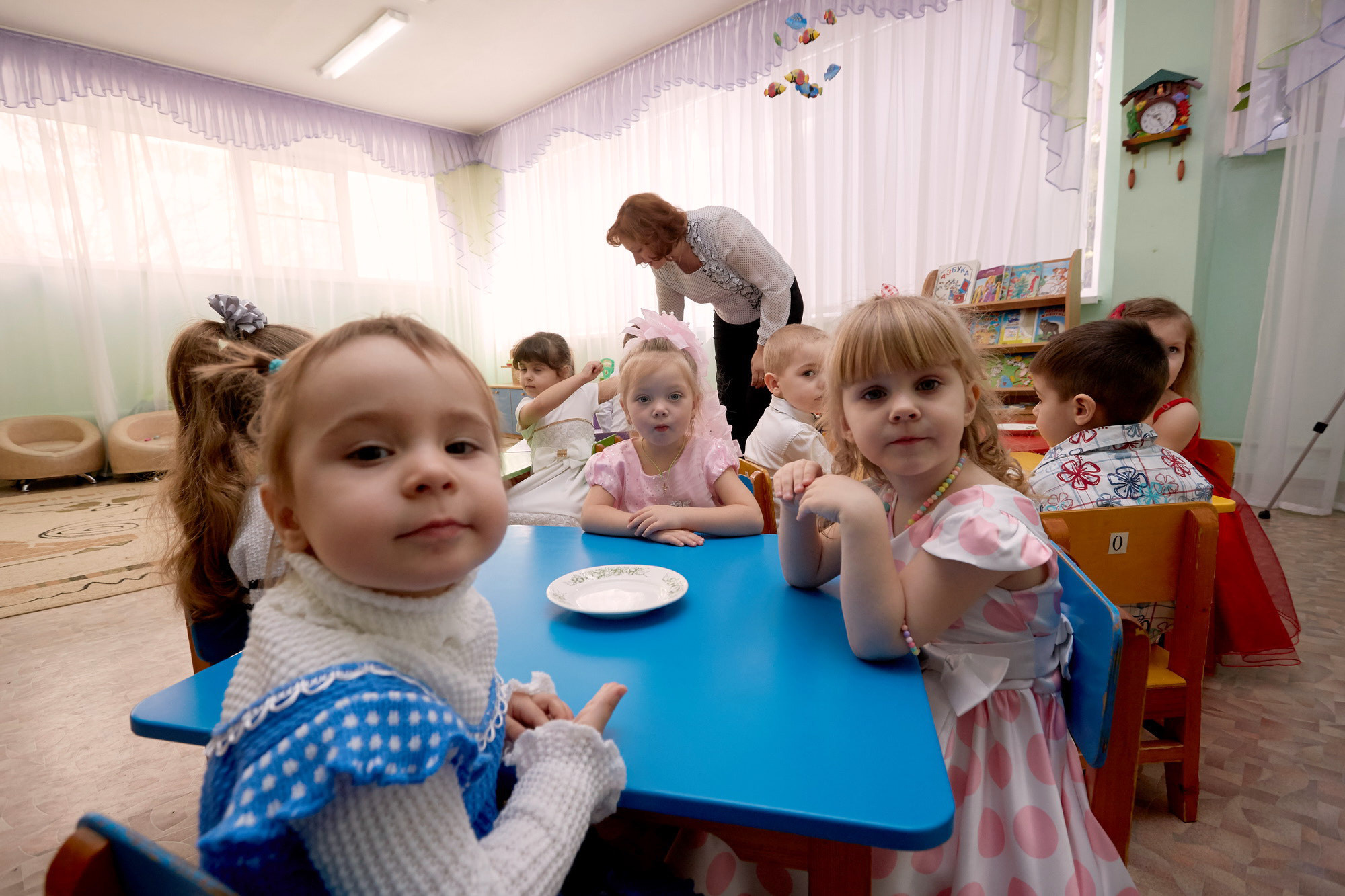 111 Детский сад. Утренник. Март. Креативный фотограф в Москве