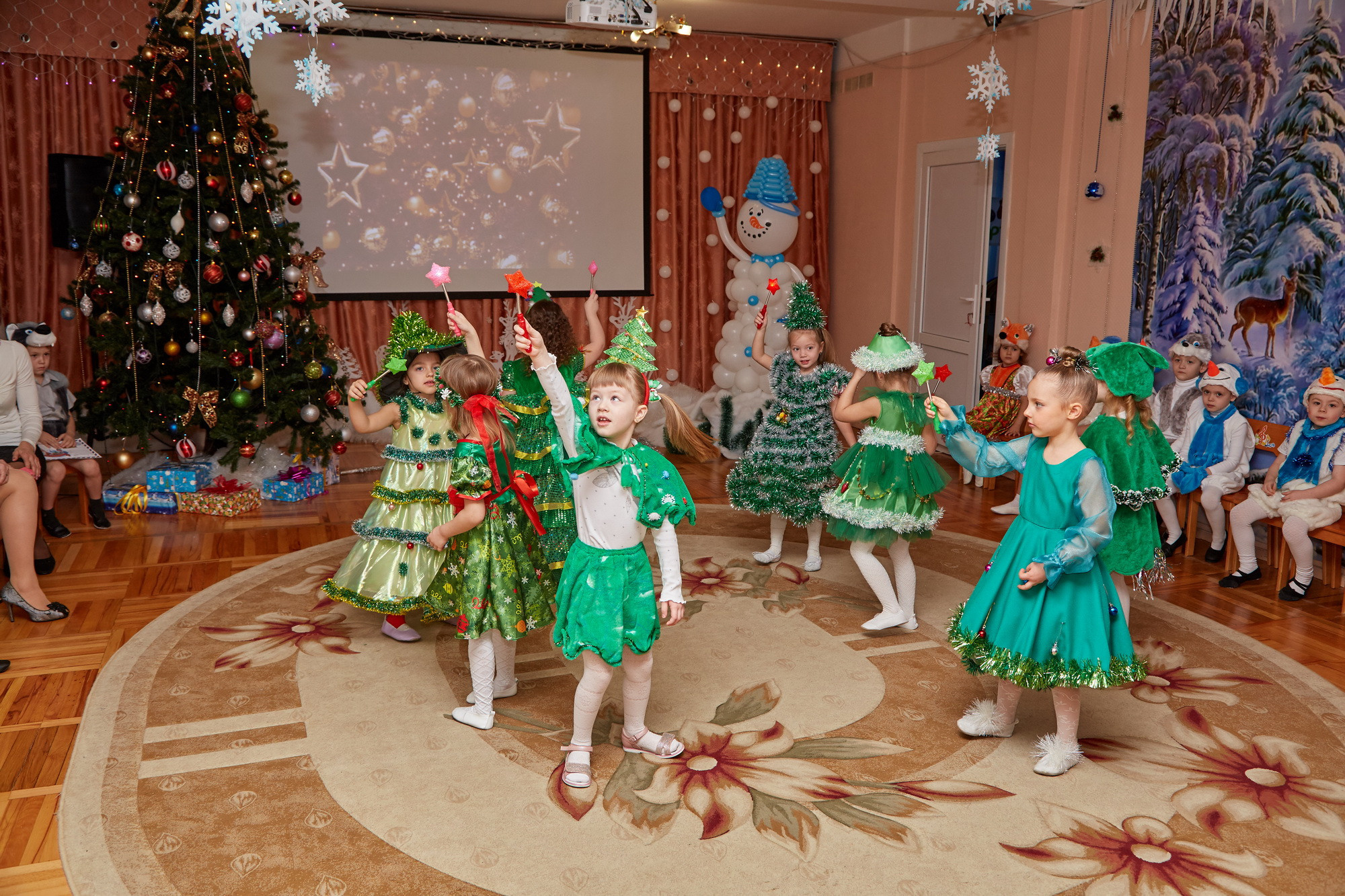 Новый год. Детский сад 111. Креативный фотограф в Москве