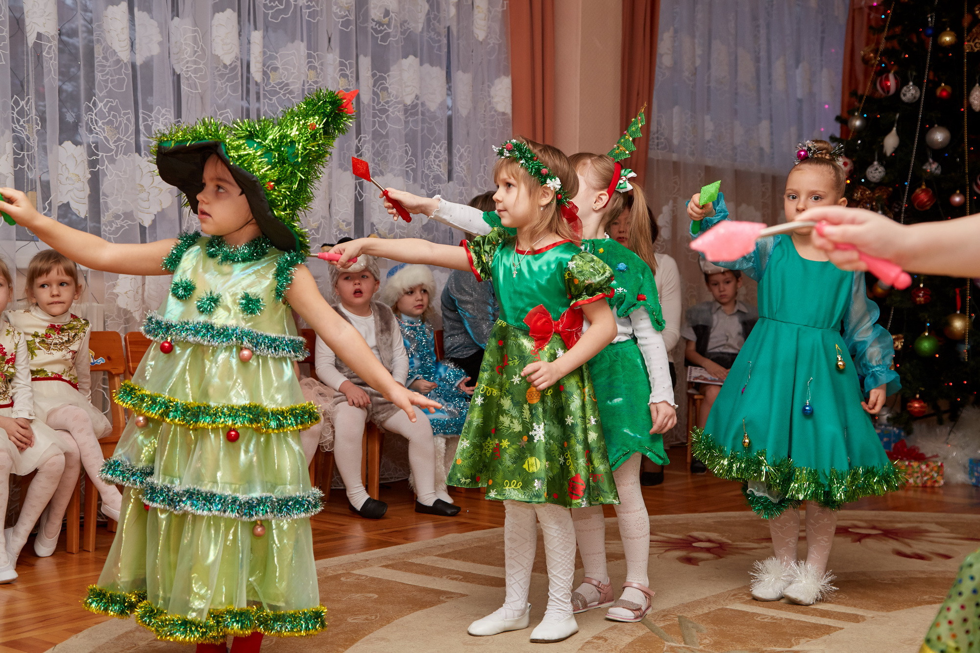 Новый год. Детский сад 111. Креативный фотограф в Москве