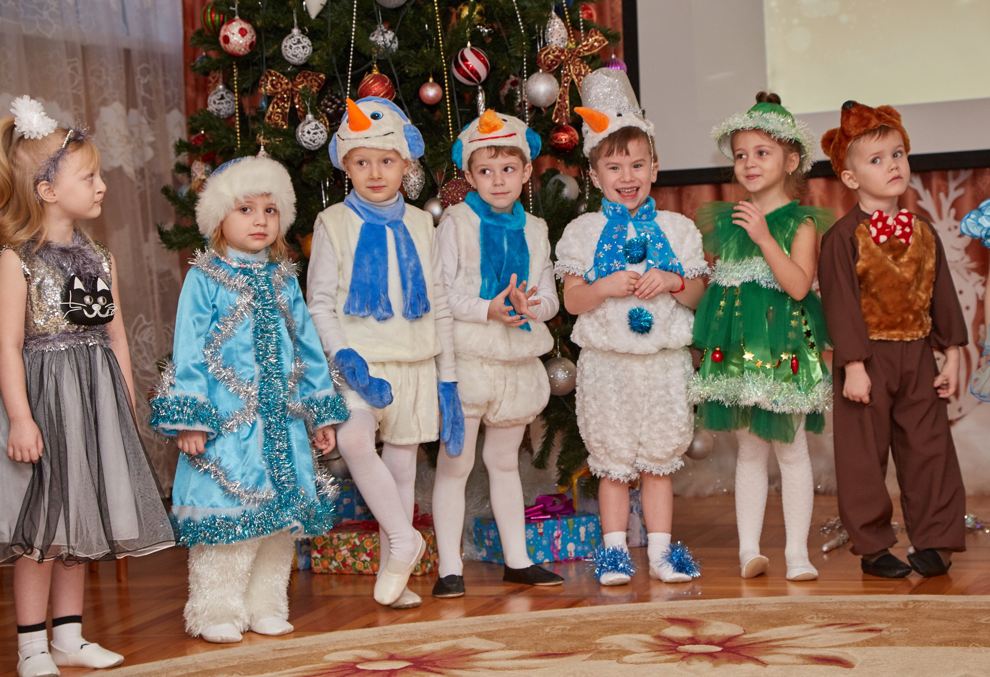 Новый год. Детский сад 111. Креативный фотограф в Москве