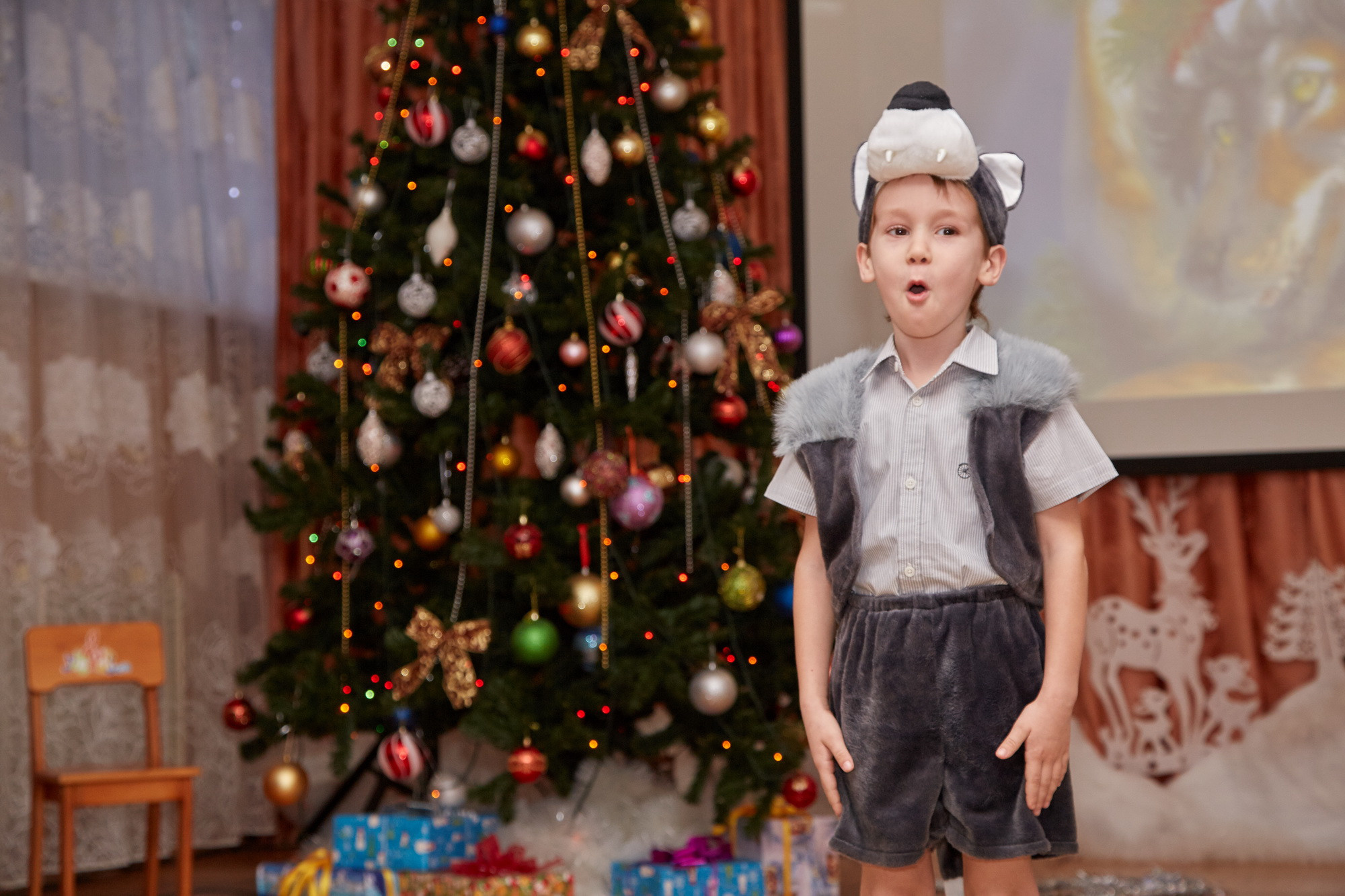 Новый год. Детский сад 111. Креативный фотограф в Москве