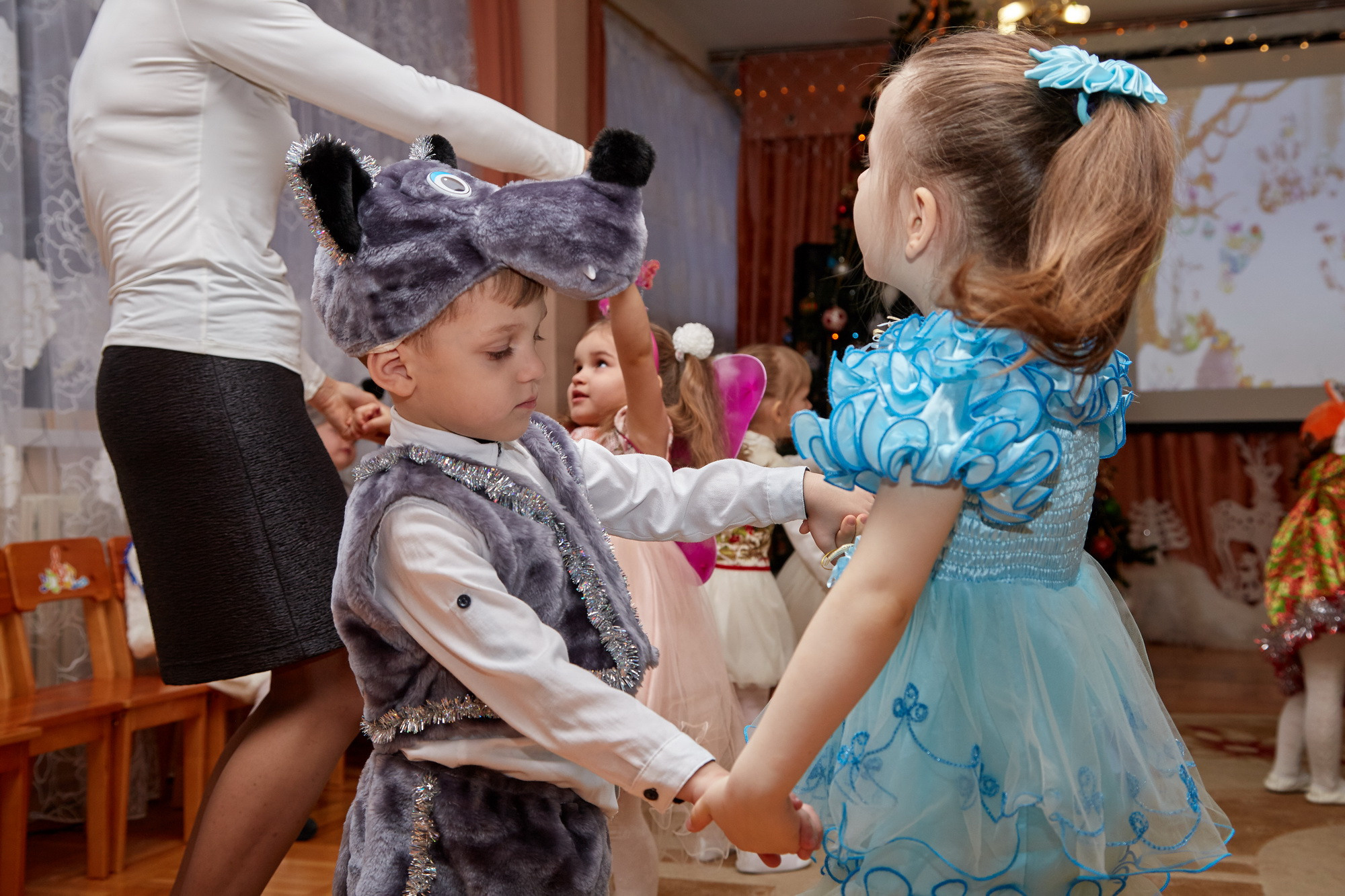 Новый год. Детский сад 111. Креативный фотограф в Москве