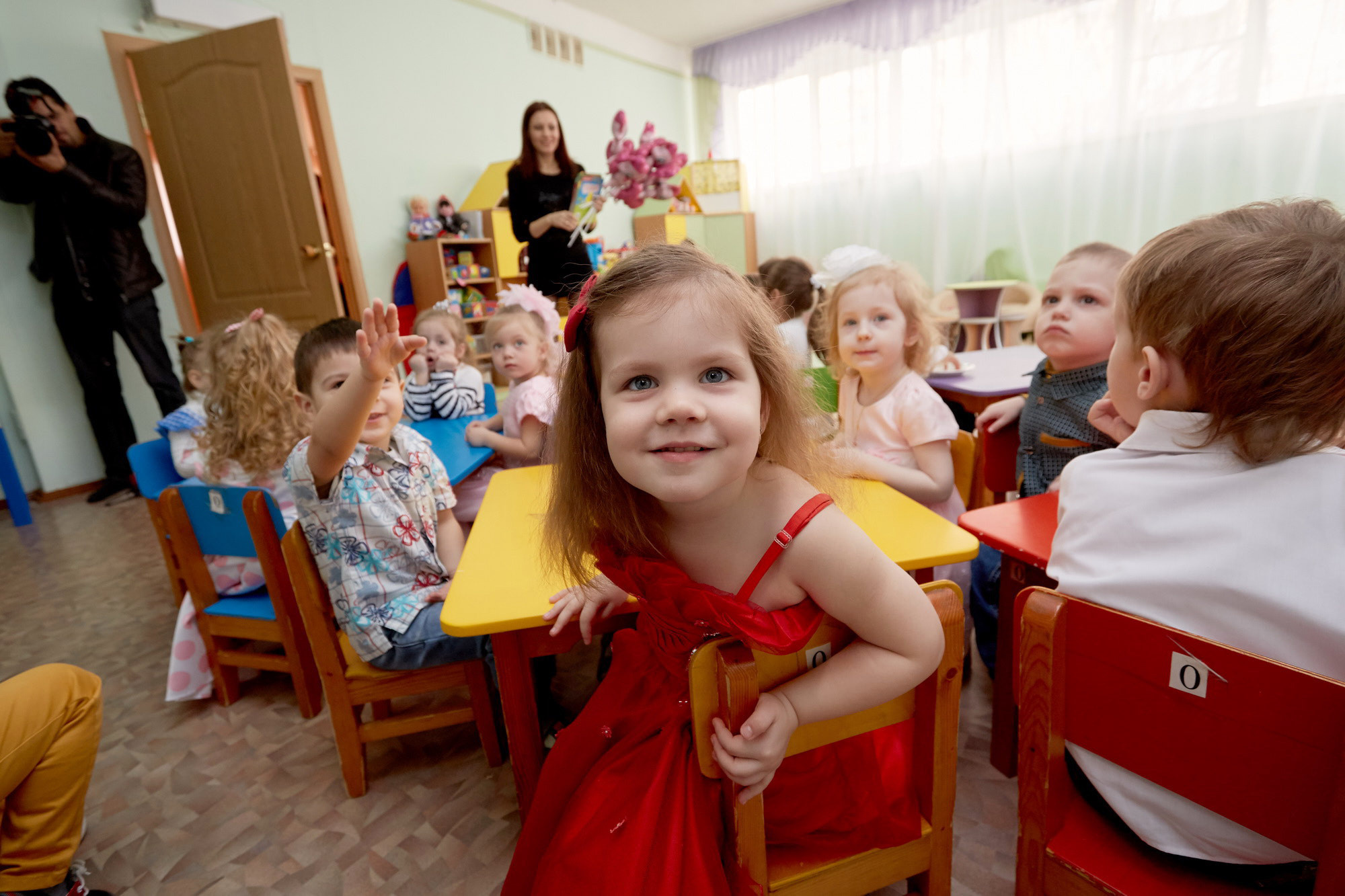 111 Детский сад. Утренник. Март. Креативный фотограф в Москве