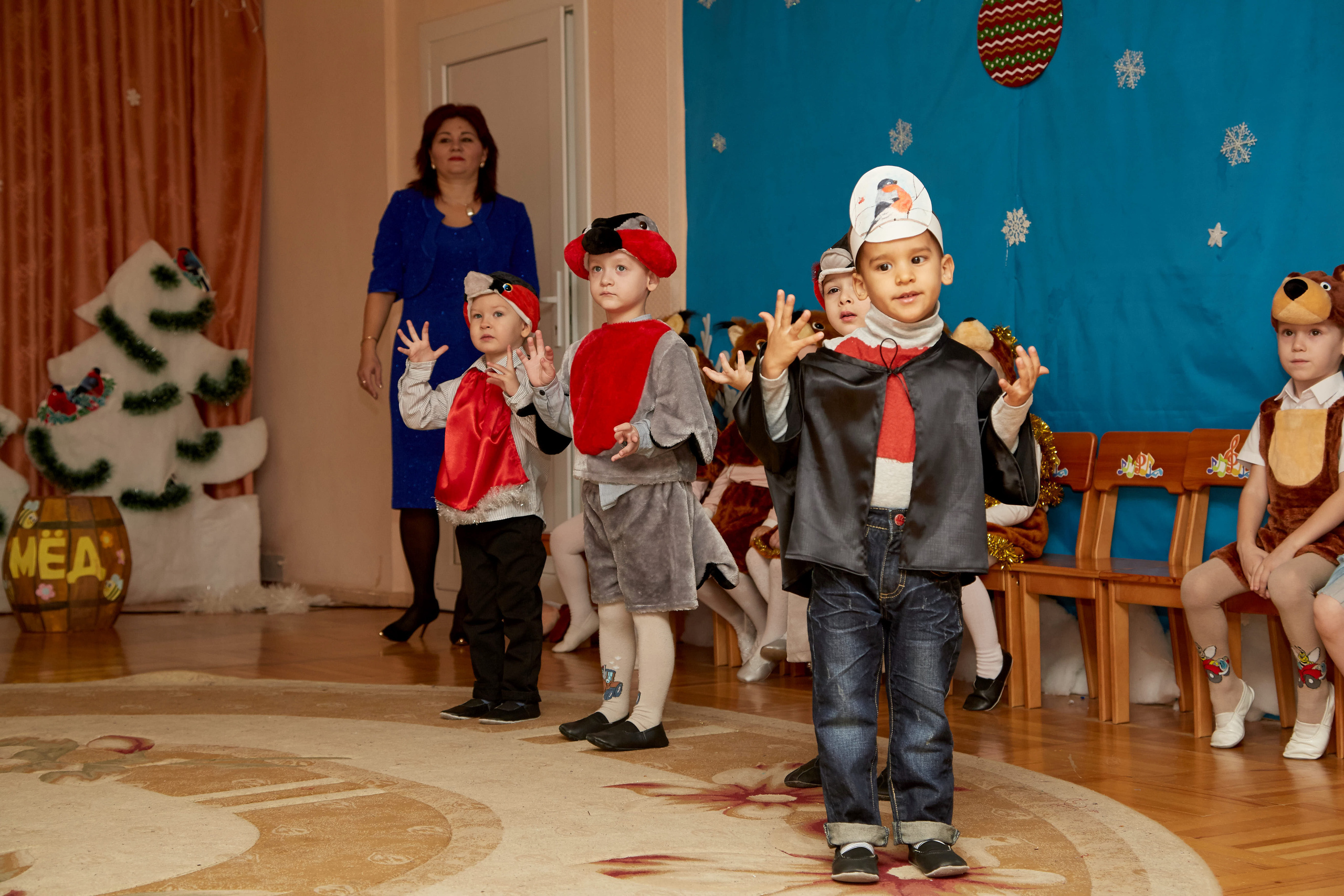 Новый год. Детский сад 111. Креативный фотограф в Москве