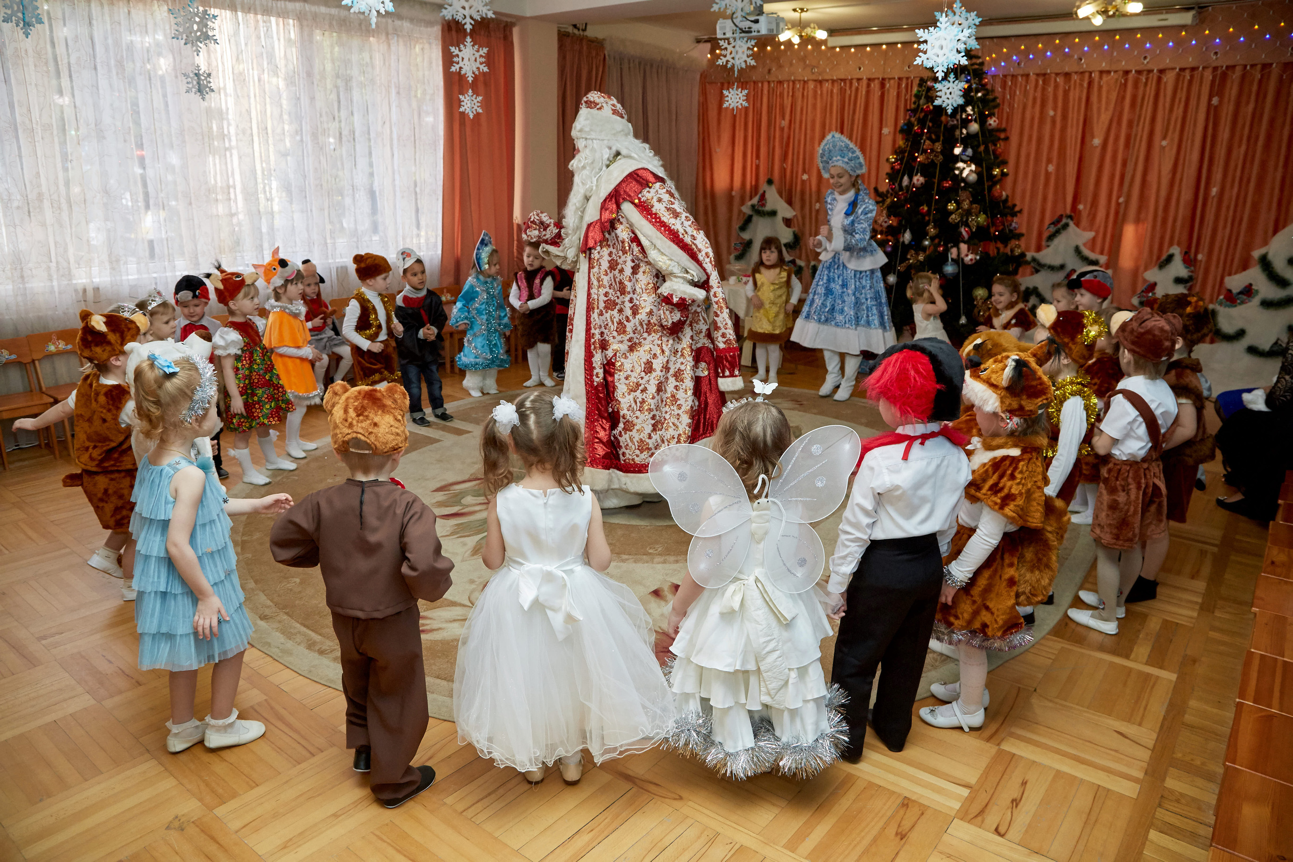 Новый год. Детский сад 111. Креативный фотограф в Москве