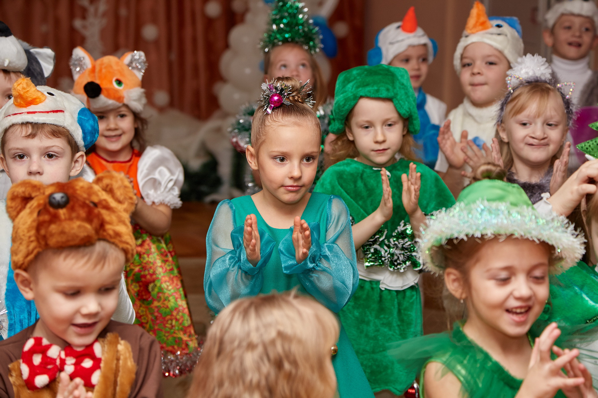 Новый год. Детский сад 111. Креативный фотограф в Москве